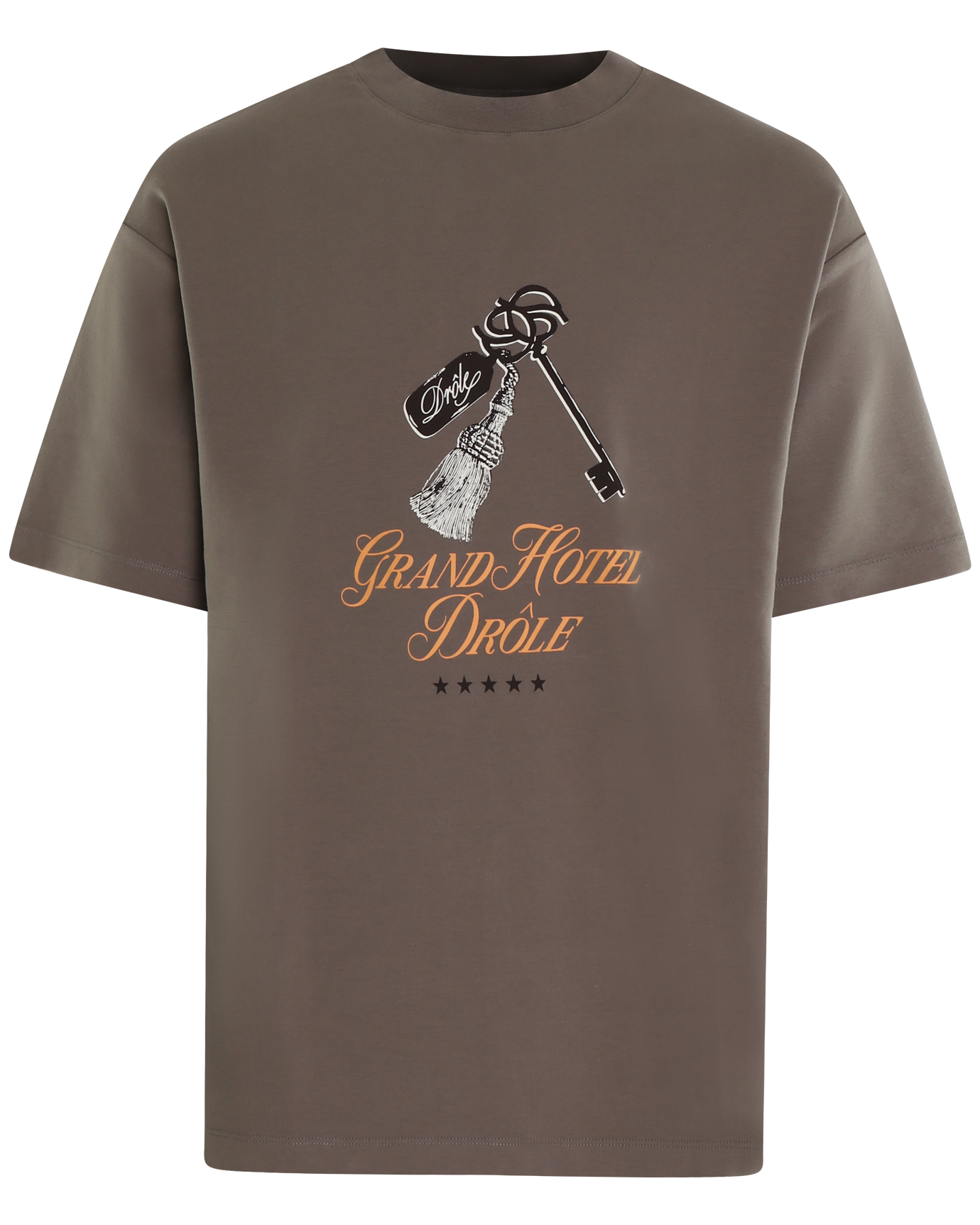 Heren Le Grand Hôtel T-Shirt Bruin