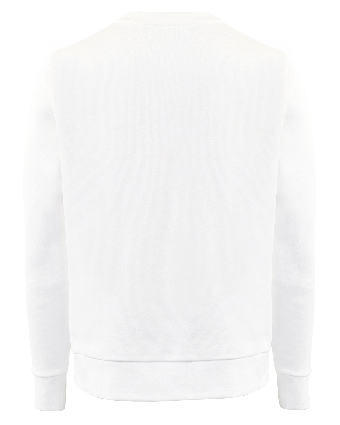 Heren Logo-Patch Black Cotton Wit