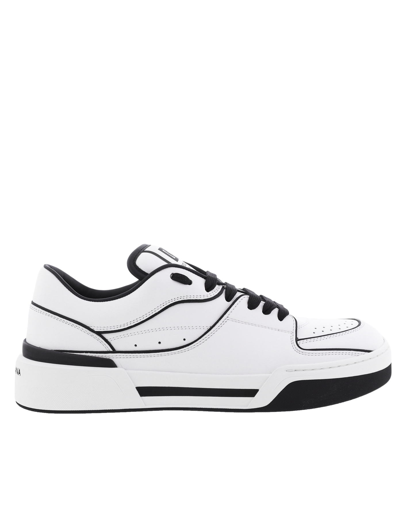 Heren New Roma Sneaker Wit/Zwart