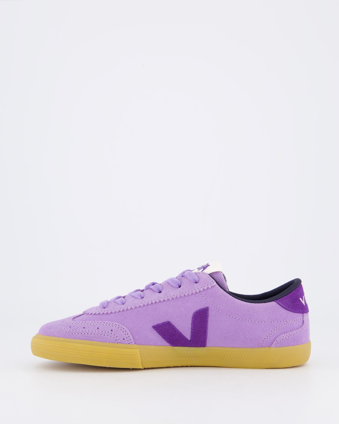 Dames Volley Suede Sneaker Paars