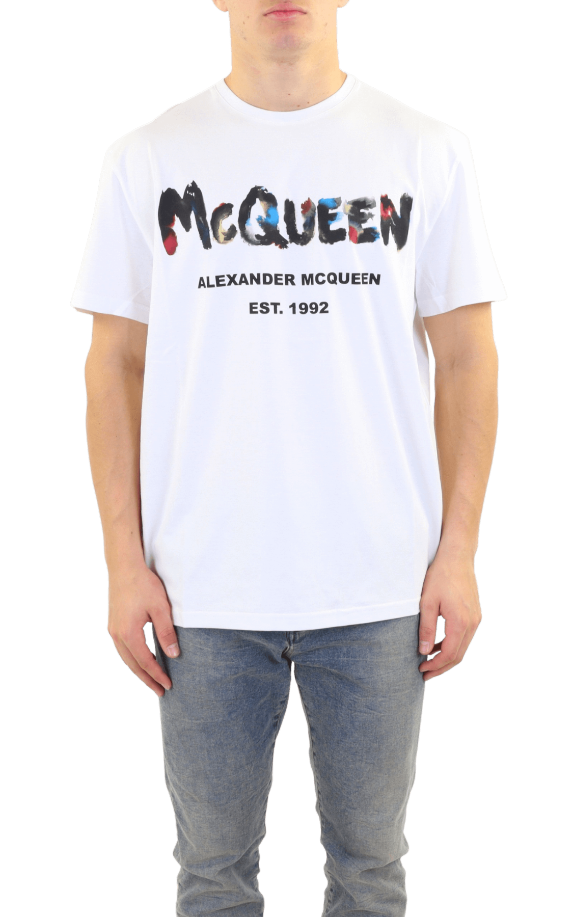 Heren Watercolor Graffiti T-shirt