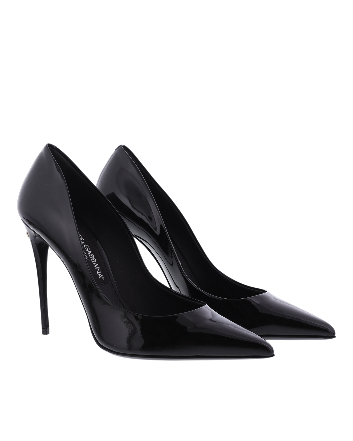 Dames Patent Leather Pump Zwart