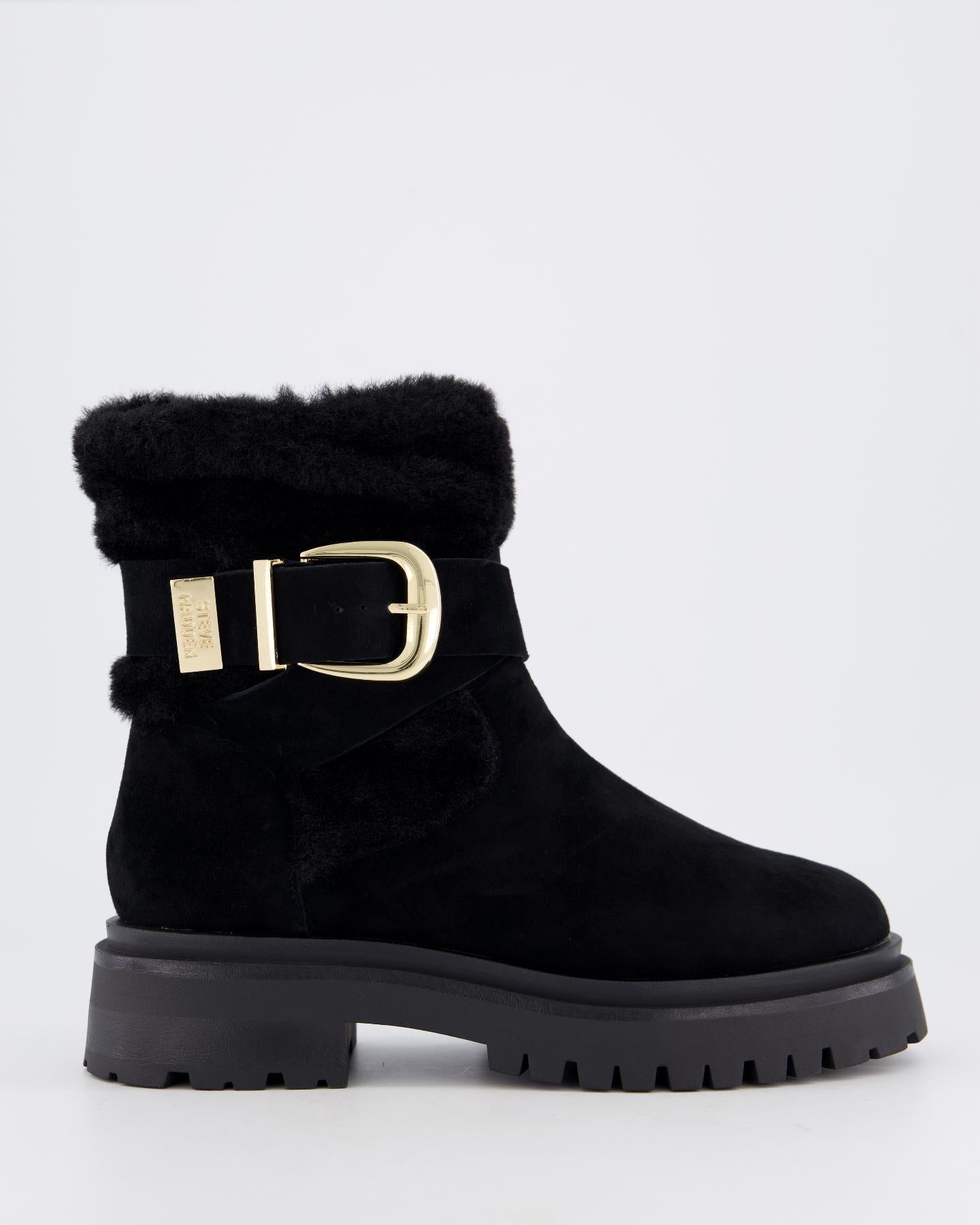 Steve Madden Dames Lodge Booty Zwart - Eleganza.nl