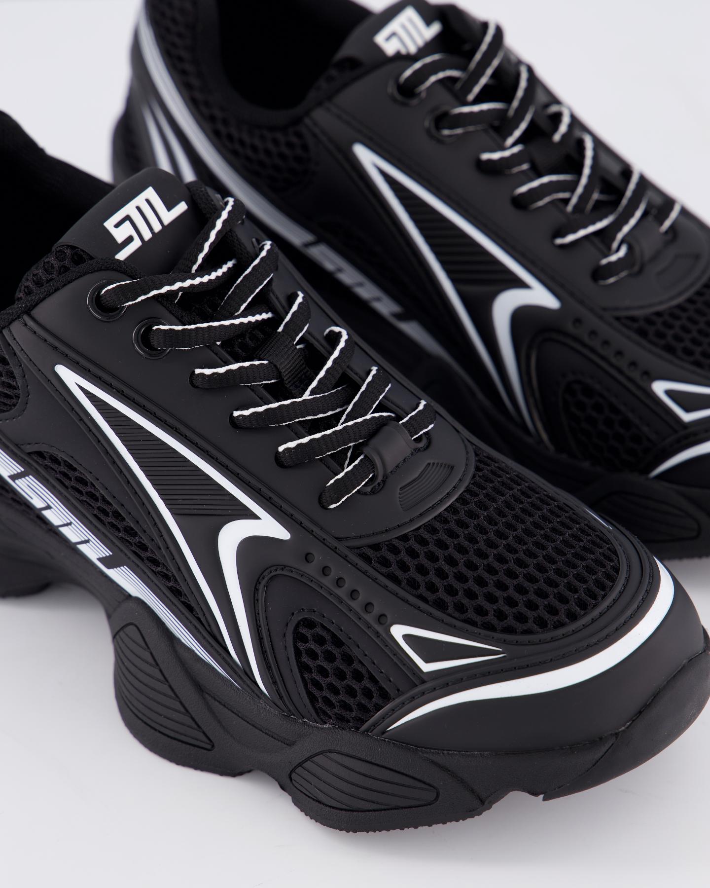 Steve Madden Dames Speedster - E Sneaker Zwart - Eleganza.nl