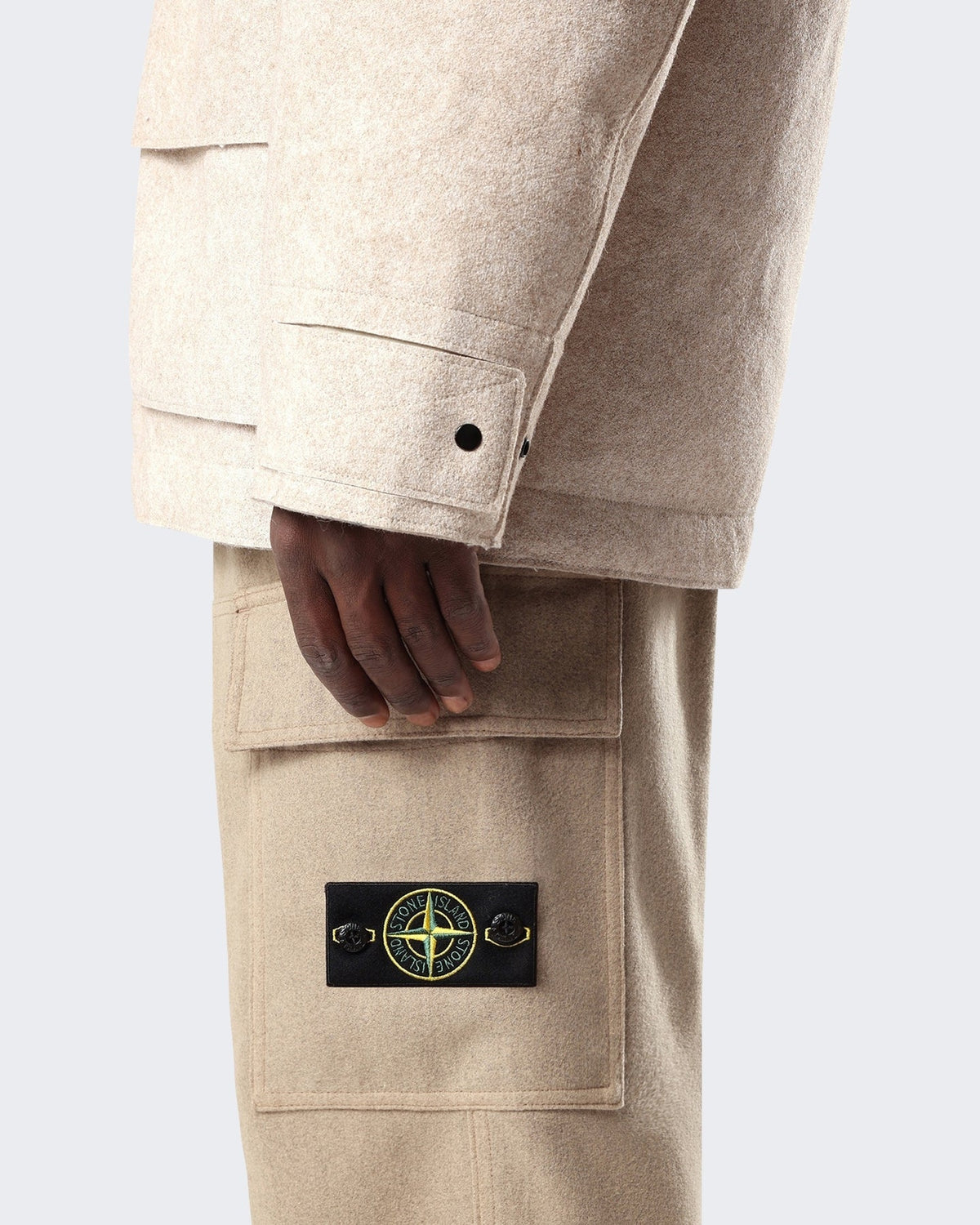 Stone Island Heren Broek in beige - Eleganza.nl