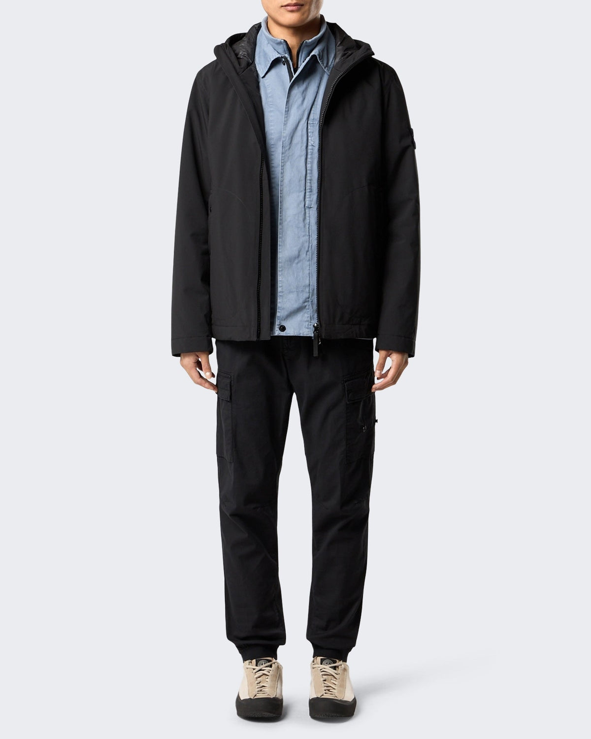 Stone Island Heren Korte parka Zwart - Eleganza.nl