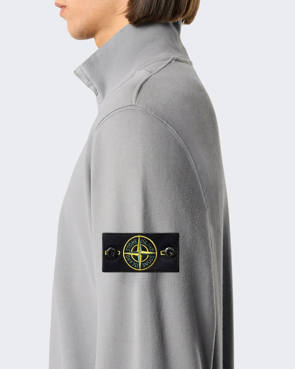Stone Island Heren Ls Polo-Gray-V0060 Grijs - Eleganza.nl