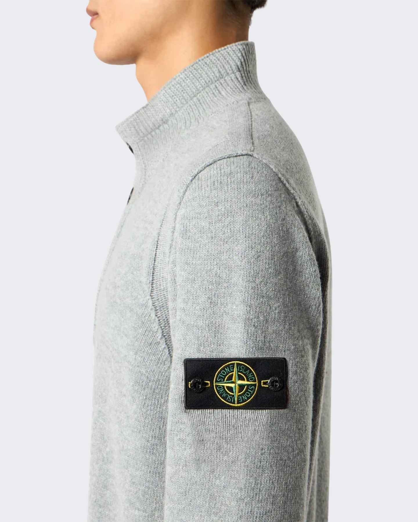 Stone Island Heren Ls Polo-Lead Grey-V0m62 Grijs - Eleganza.nl