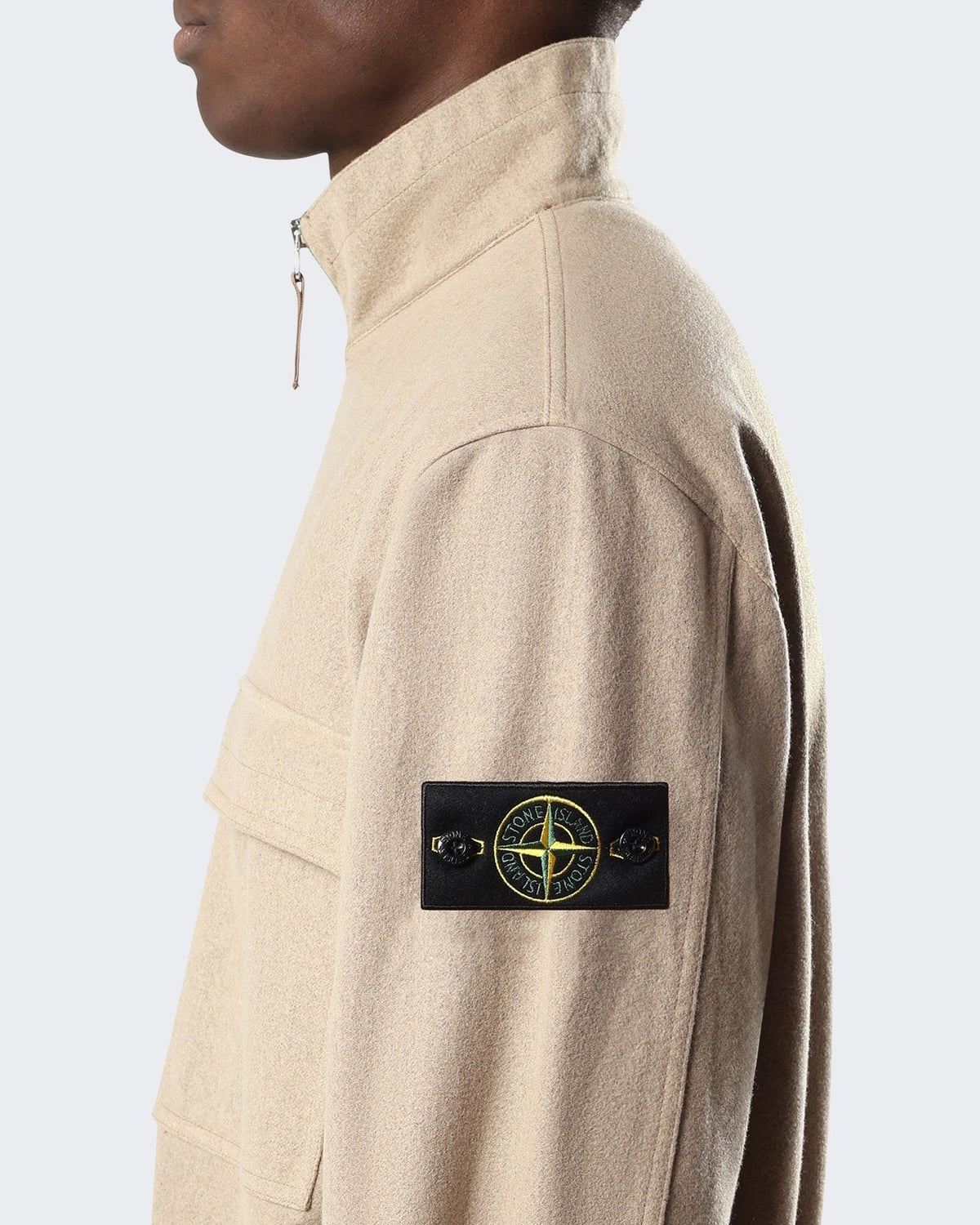 Stone Island Heren Overhemd Beige - Eleganza.nl