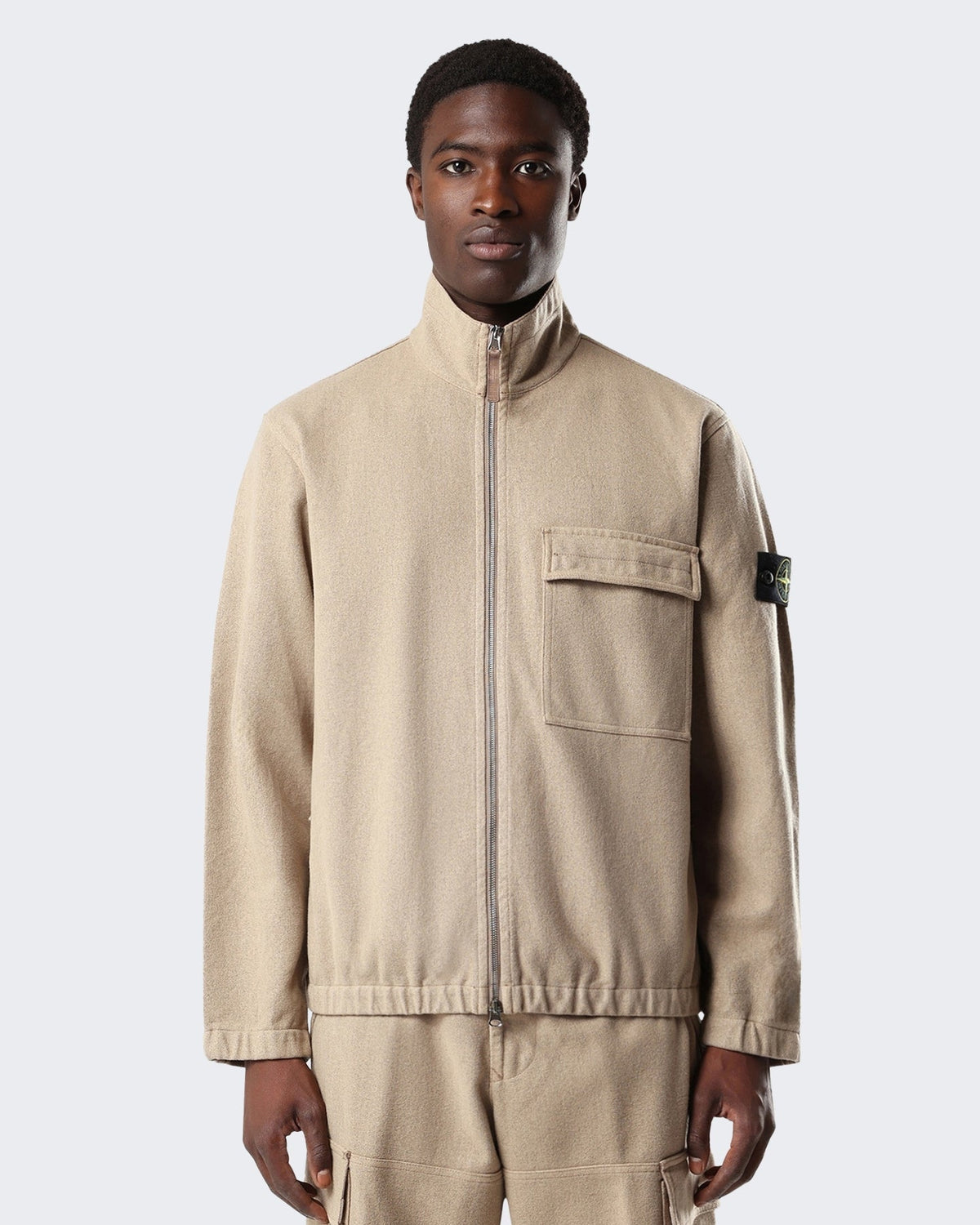 Stone Island Heren Overhemd Beige - Eleganza.nl