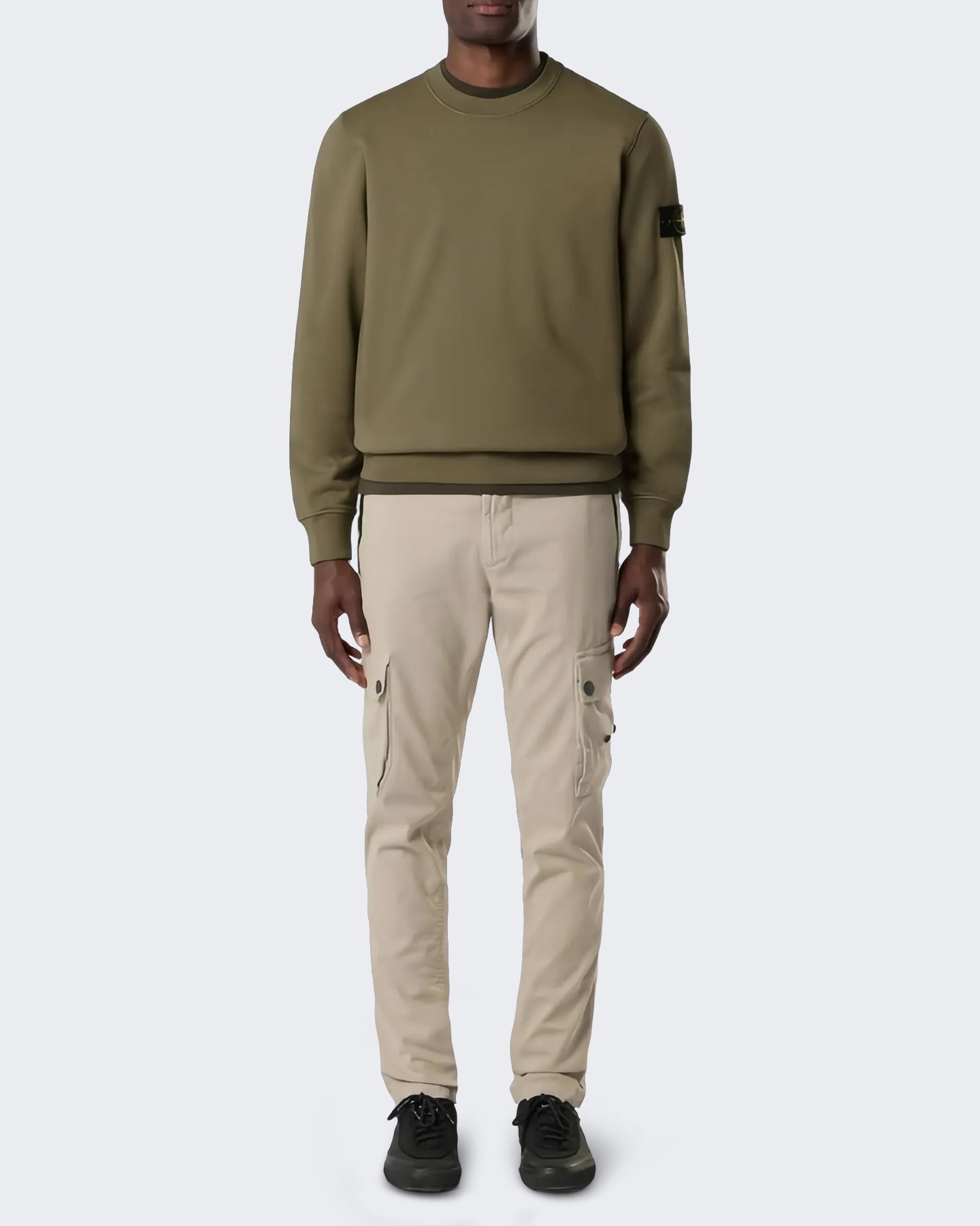 Stone Island Heren Sweater met ronde hals Groen - Eleganza.nl