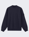 Heren Sweatshirt-Blauw Blue-V0020 Blauw