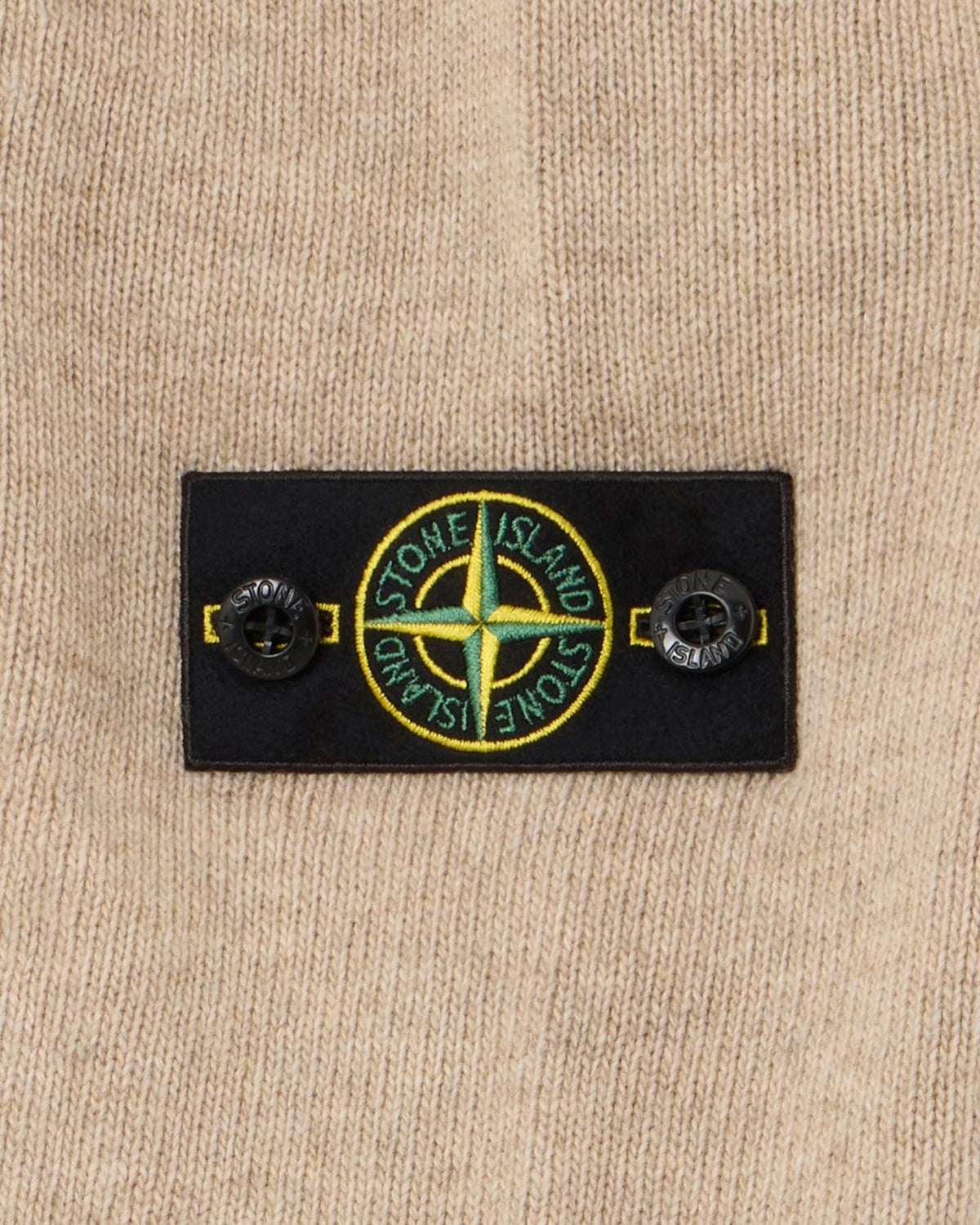 Stone Island Kids Polo met lange mouwen in beige - Eleganza.nl