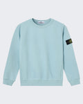 Kids Sweatshirt mit Rundhals Puderblau Blau