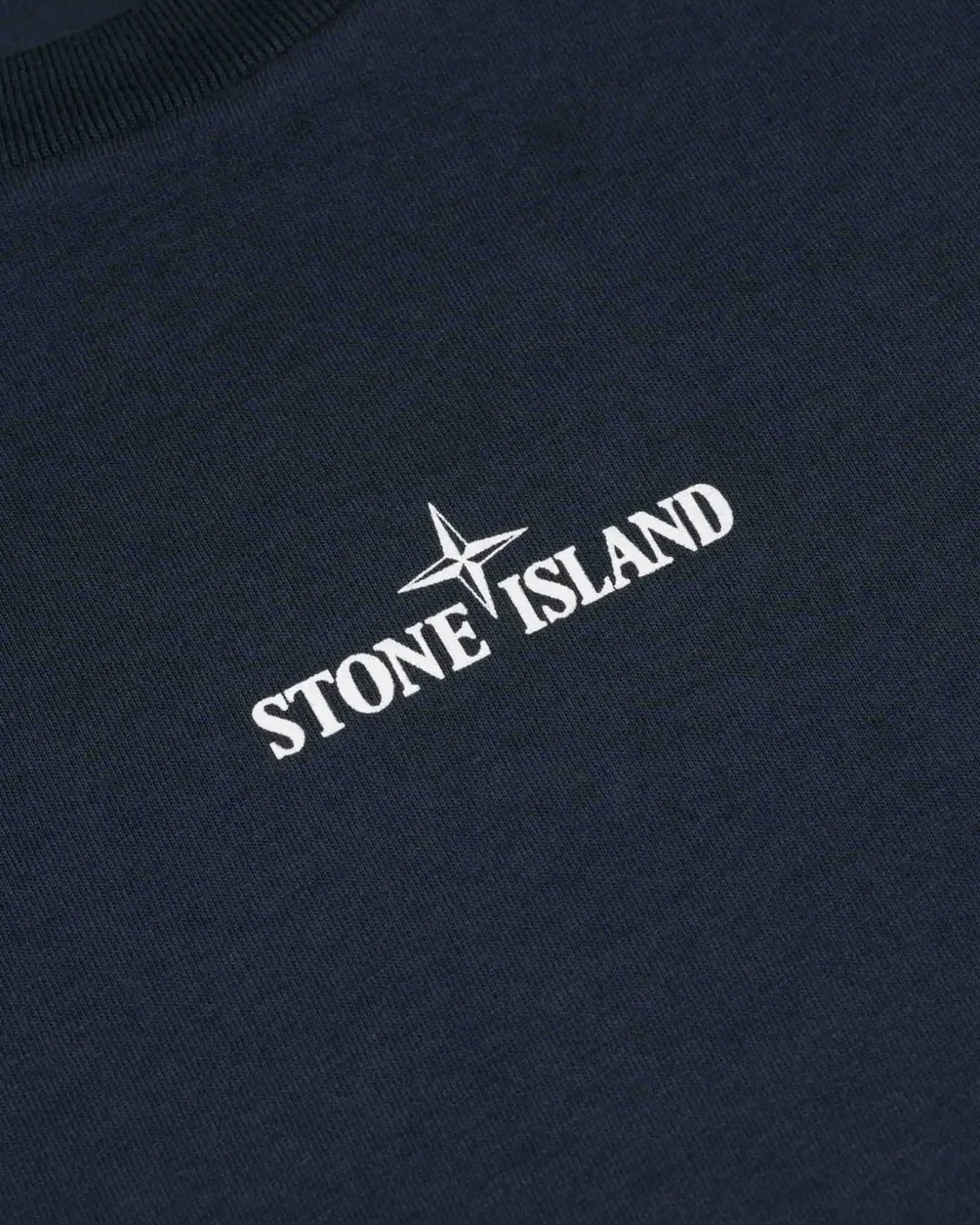 Stone Island Kids T-shirt met korte mouwen Blauw - Eleganza.nl