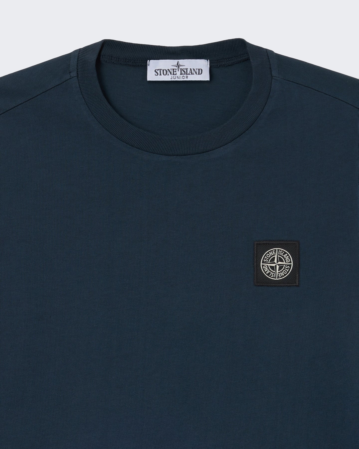 Stone Island Kids T-shirt met lange mouwen Blauw - Eleganza.nl