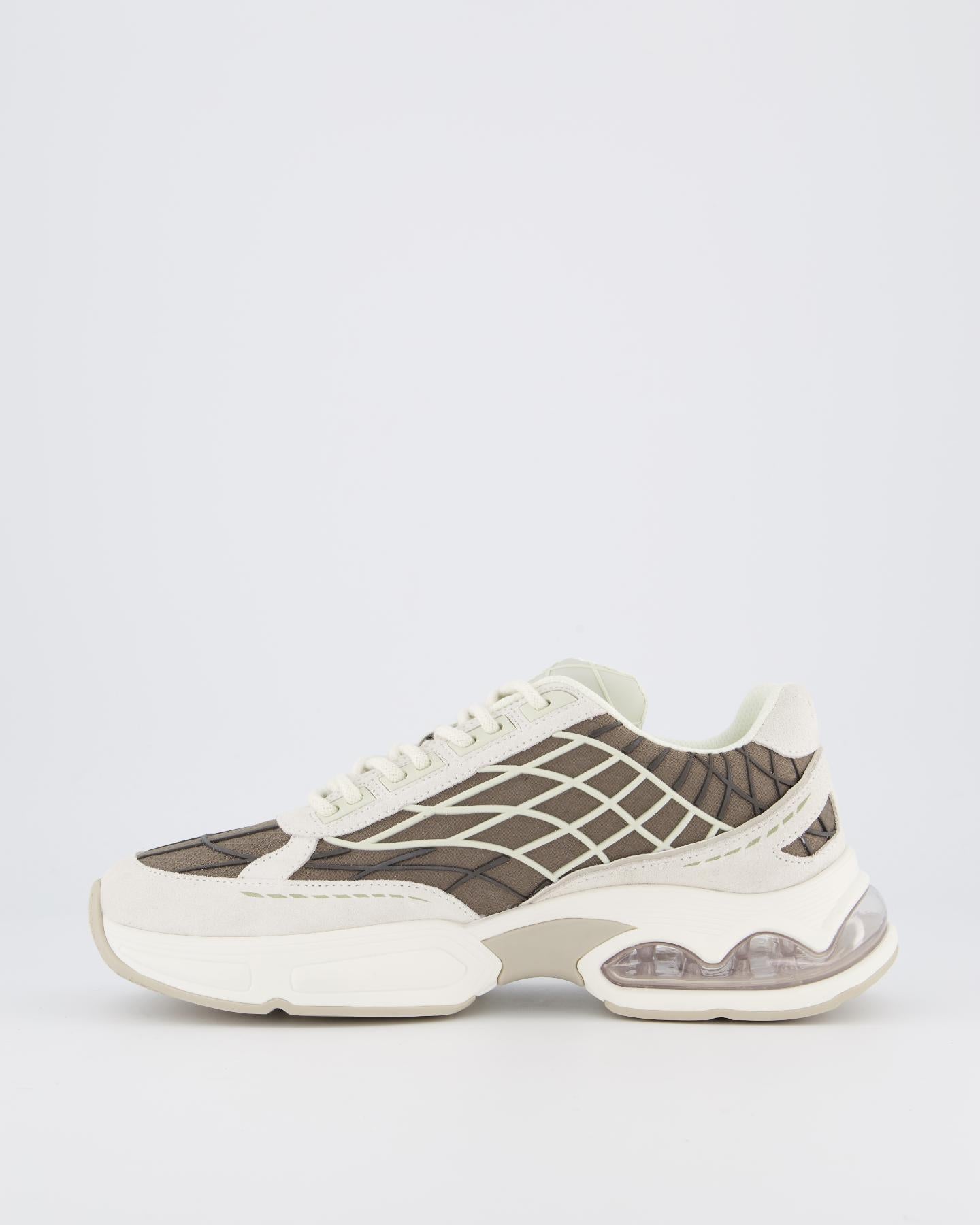 Heren Neptun Dip Sneaker Wit/Beige