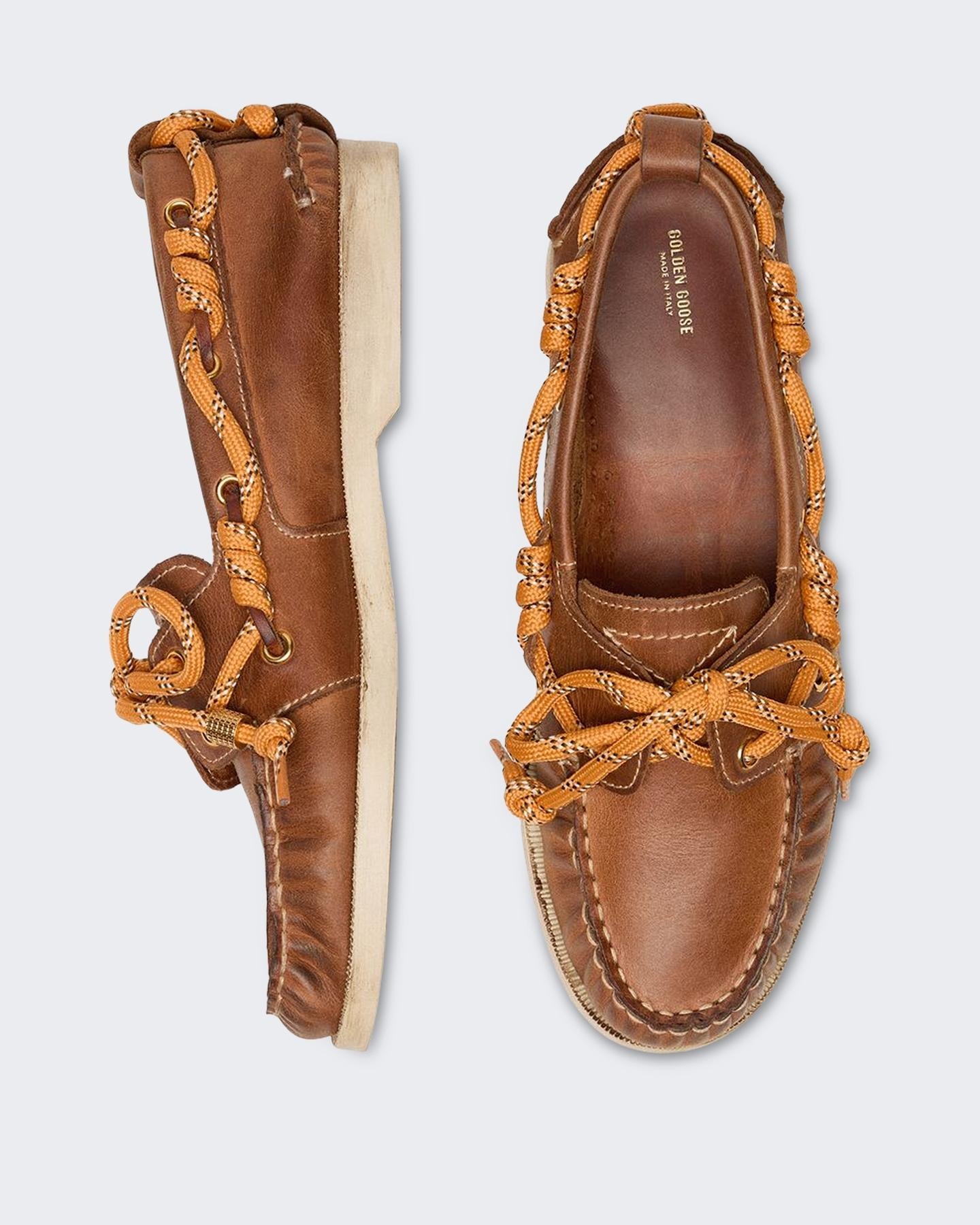 Dames Boat Mocassin Bruin
