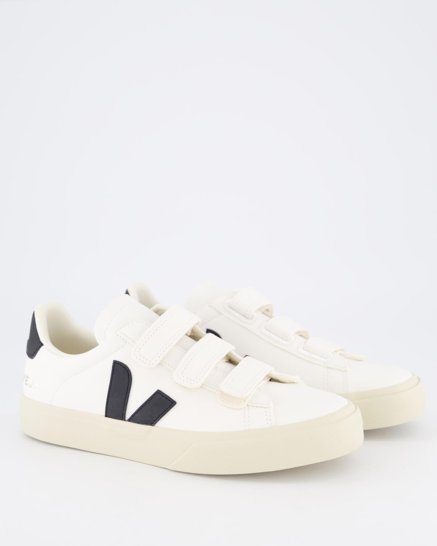 Dames Recife Sneaker Leer Wit/Zwart
