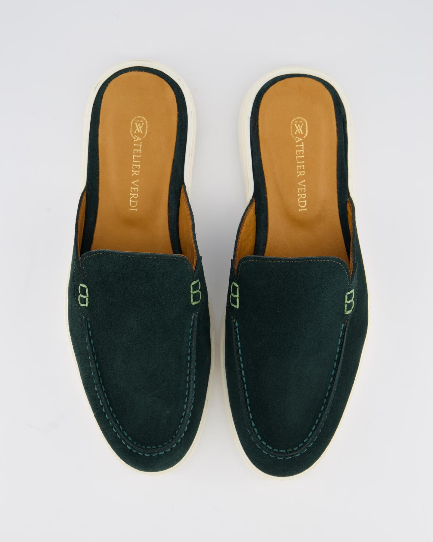 Atelier Verdi Heren Gulio Slip On Pine slippers – foto 3
