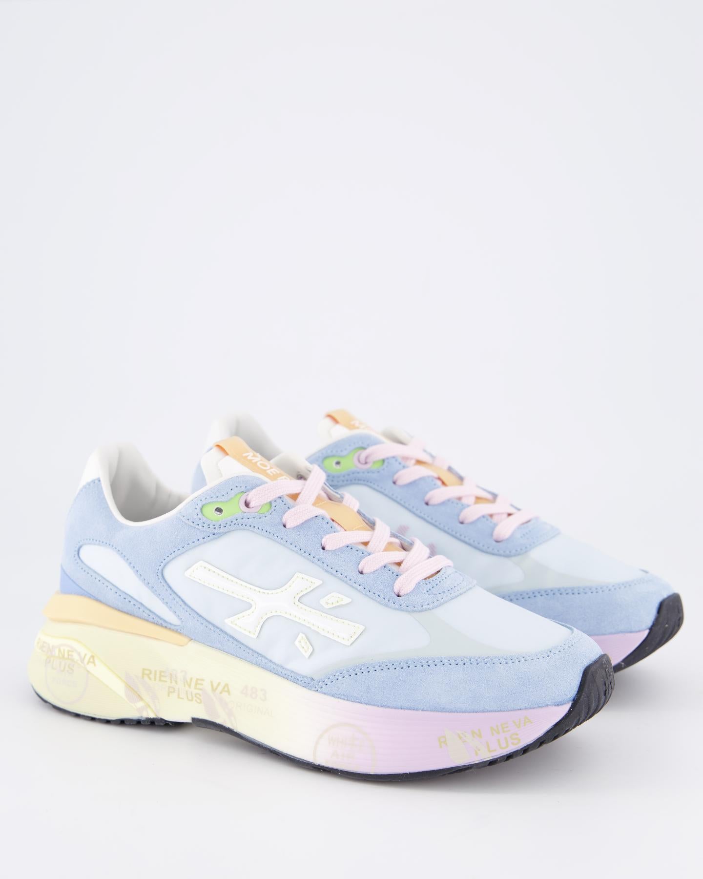 Dames Moerund Sneaker Blauw/Lila