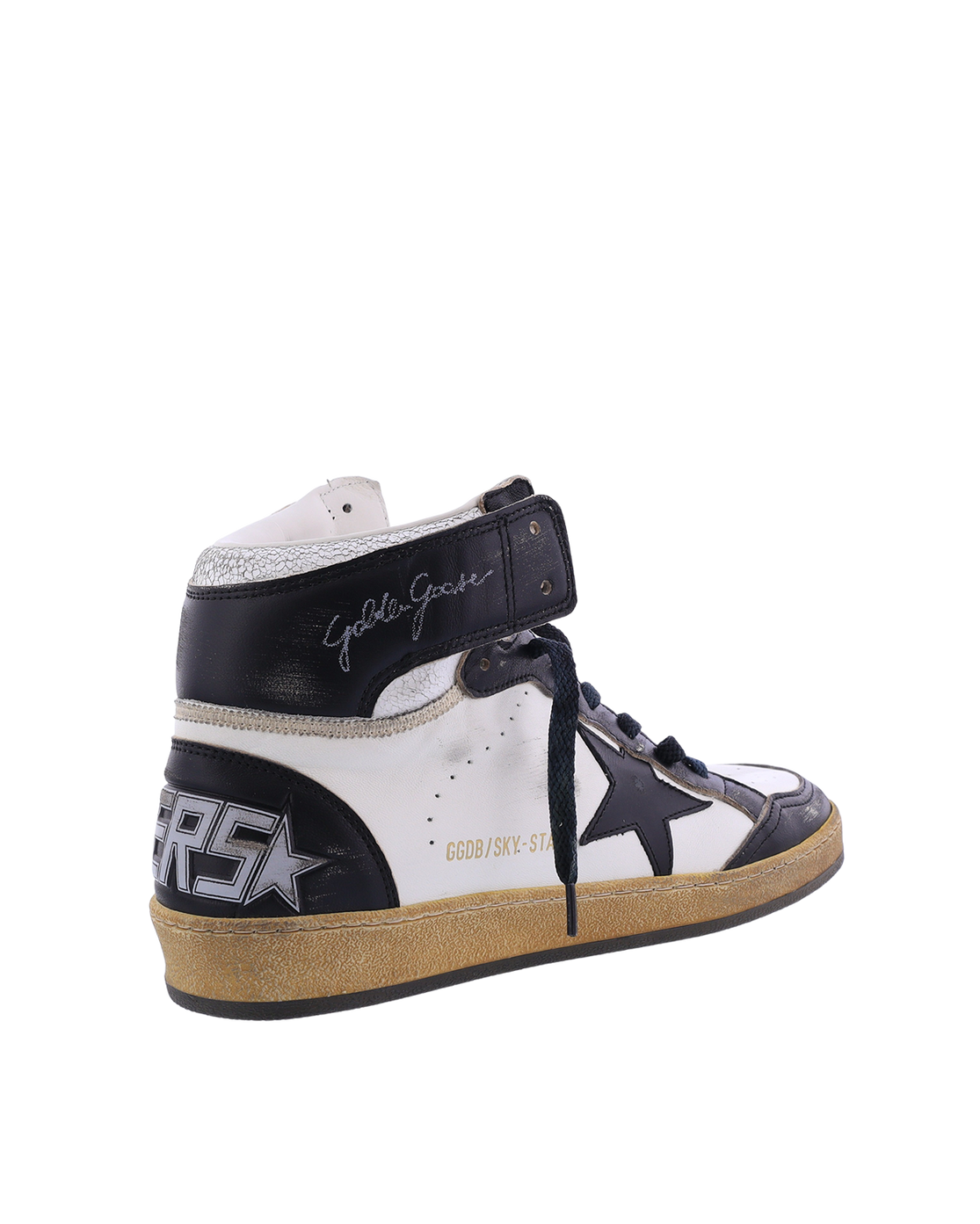 Heren Sky Star Sneaker WIt/Zwart
