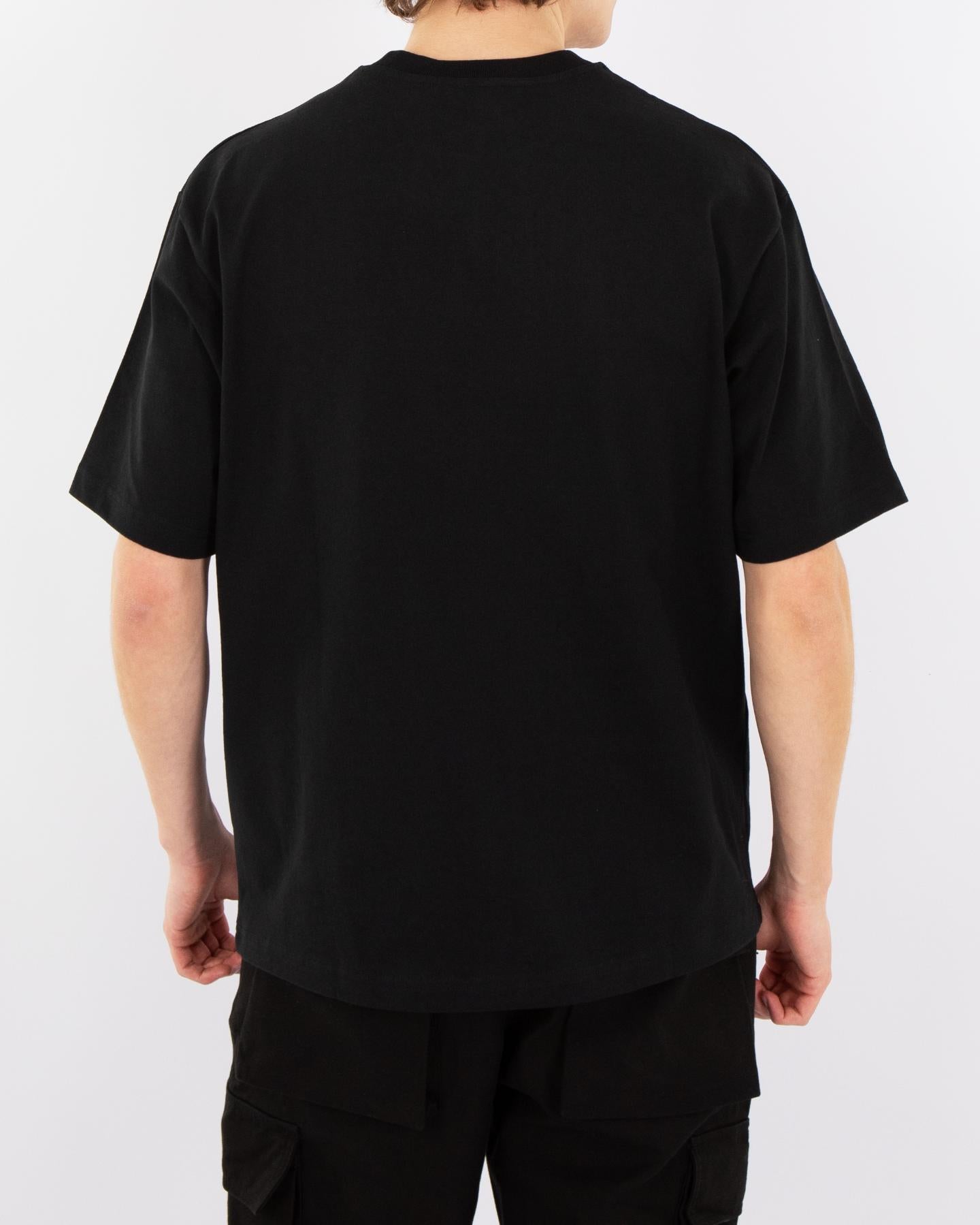 Heren Patch T-Shirt Zwart