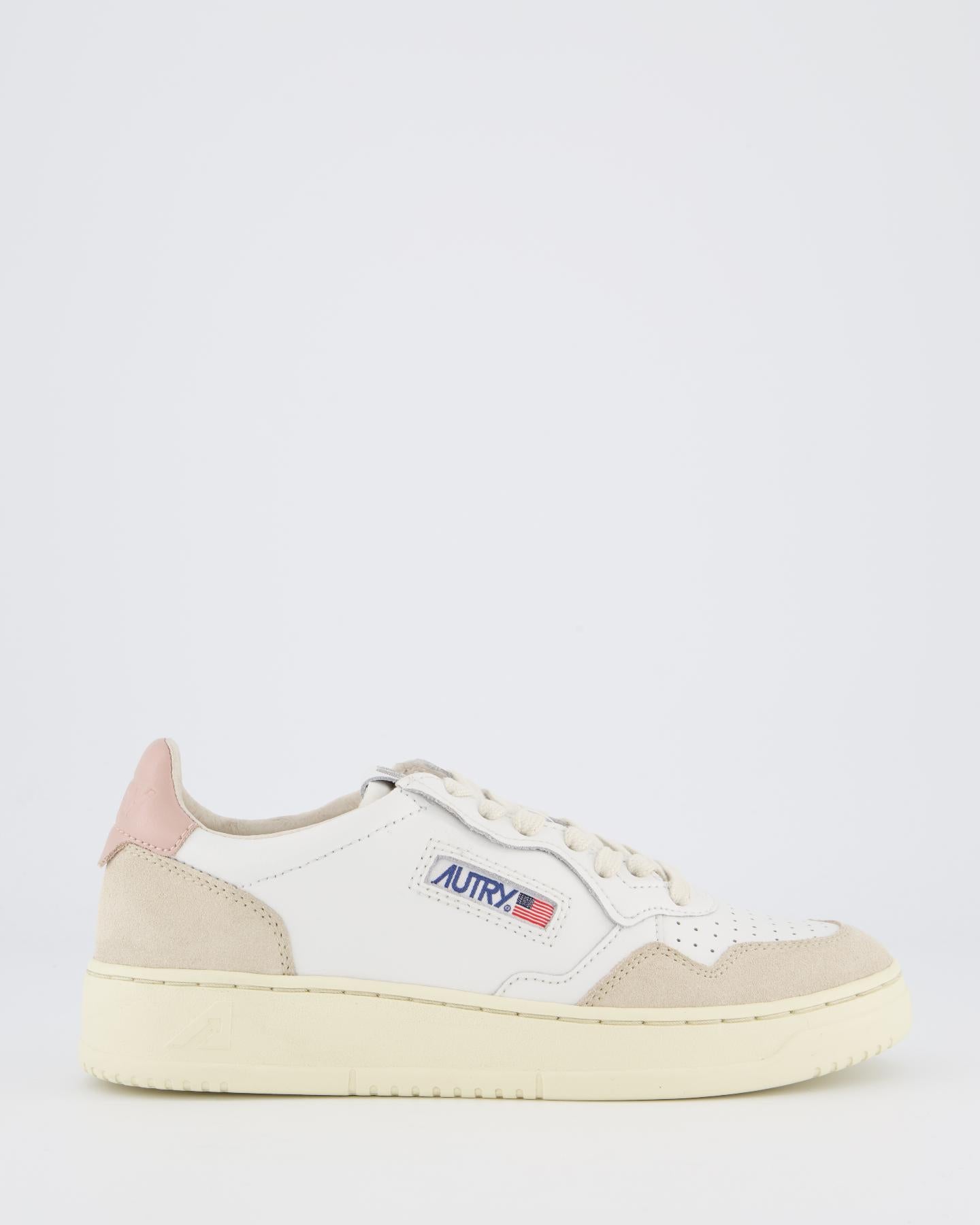 Dames Medalist Sneaker Wit/Suede