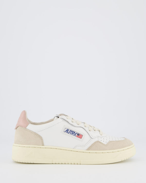 Autry Dames Medalist Sneaker Wit/Suede