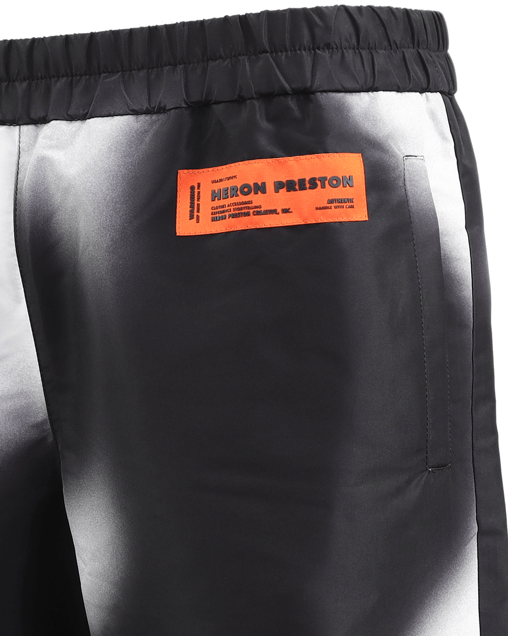 Heren Aop Blur Spray Trackpant Zwart