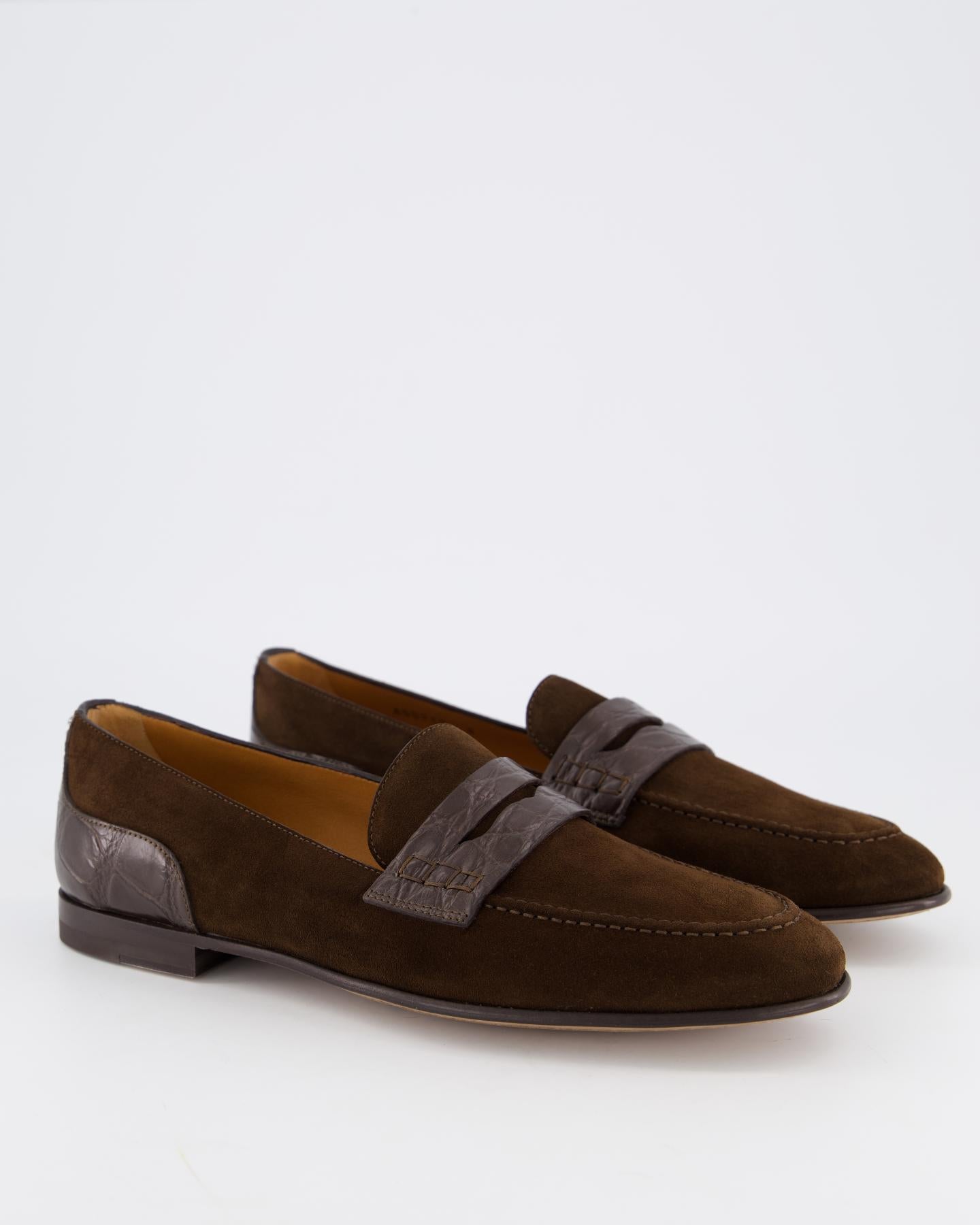 Heren DG Plaque Loafers Bruin