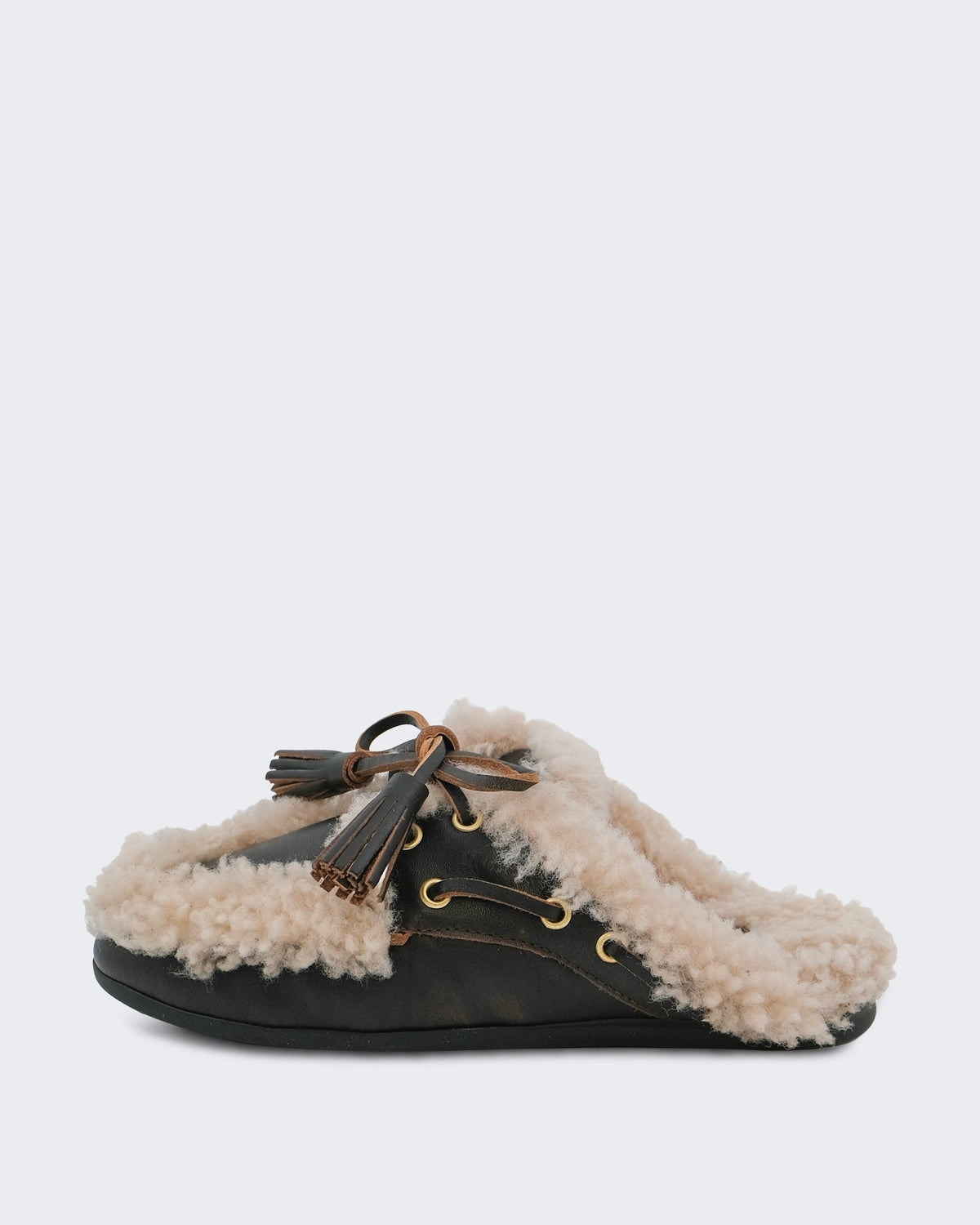 Toral Dames Slipper met gouden accenten Beige - Eleganza.nl