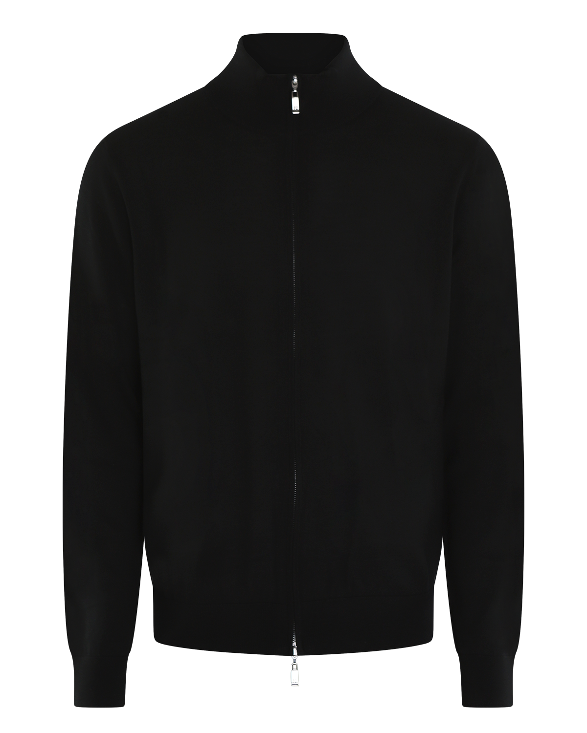 Heren Knitted Cardigan Zwart