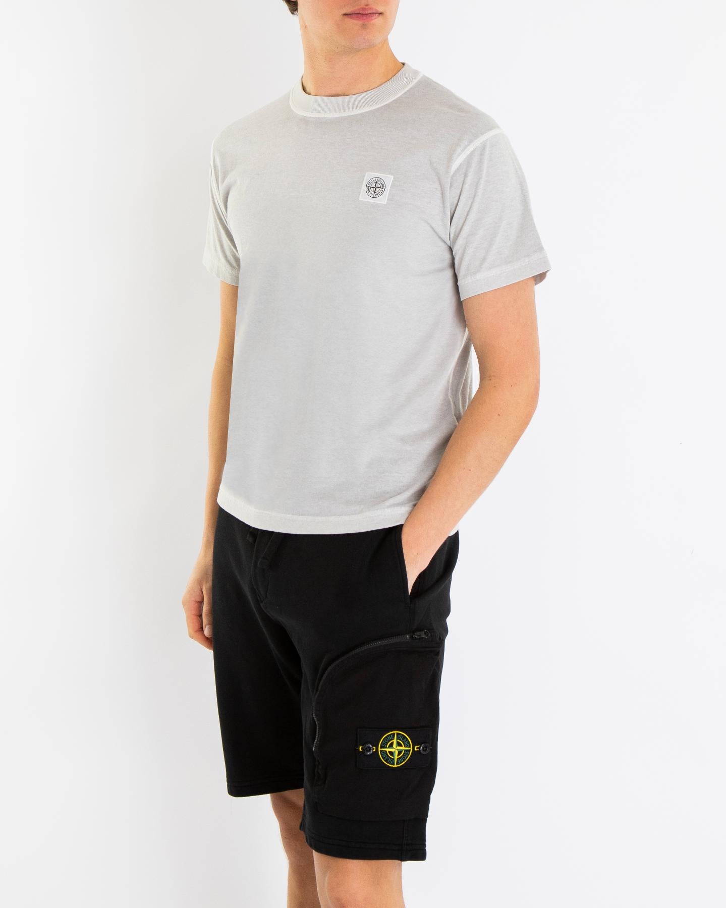 Heren Compass Logo T-Shirt PearlGrey