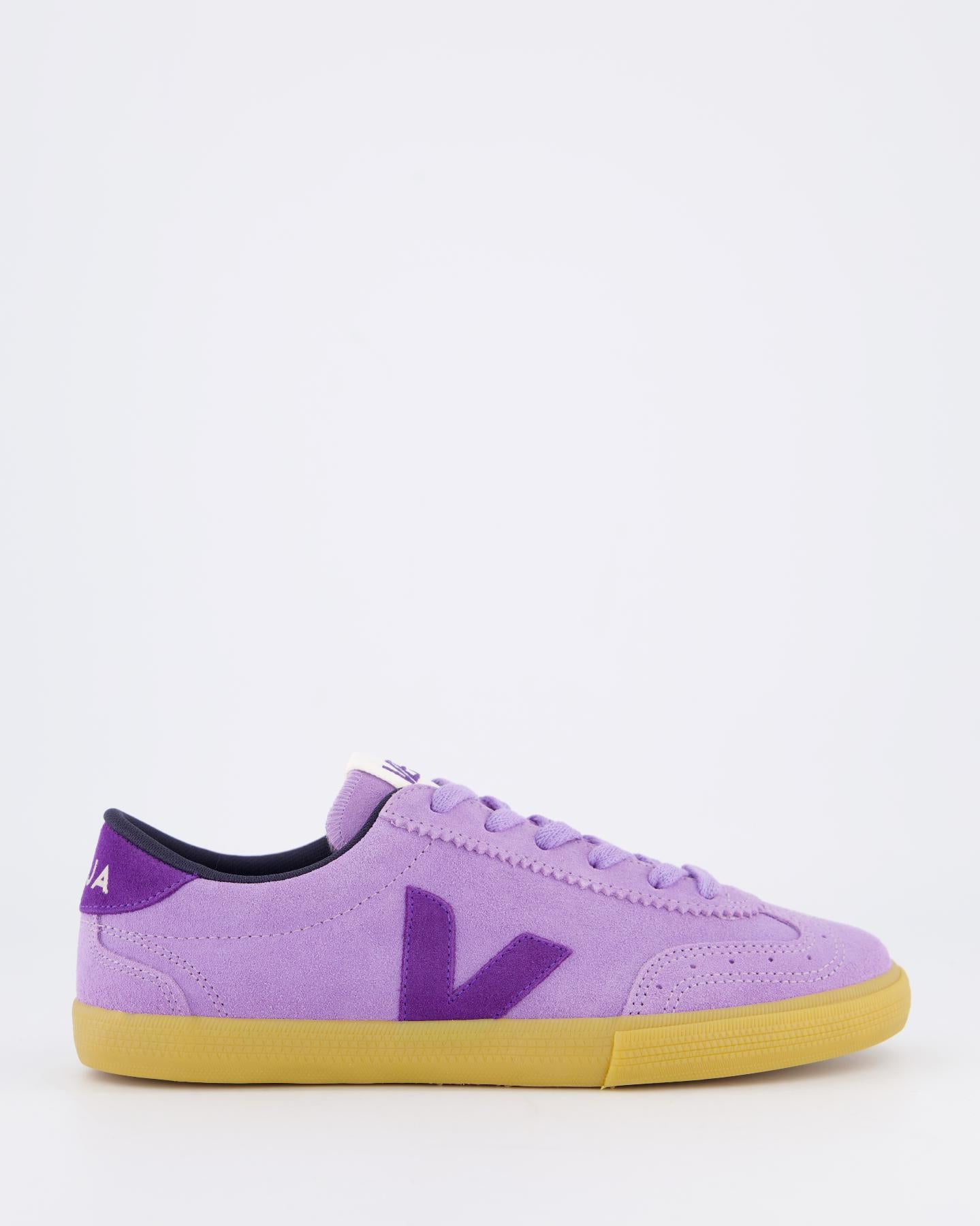 Dames Volley Suede Sneaker Paars