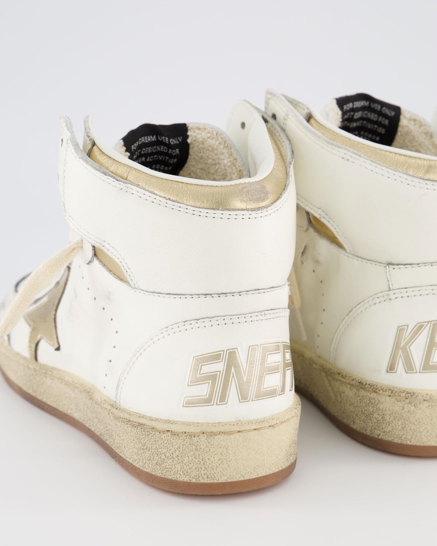 Dames Sky Star Sneaker Wit/Goud