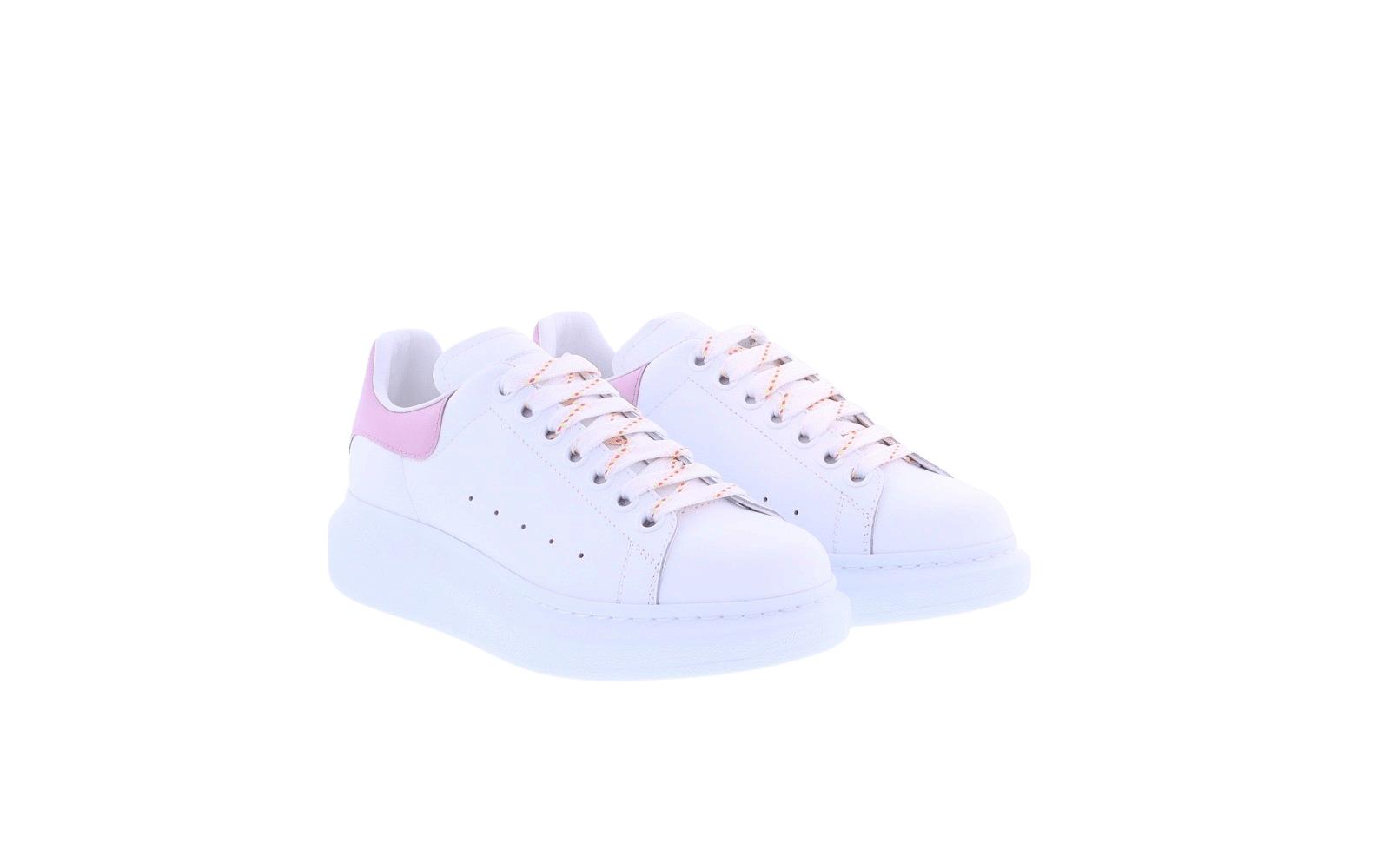 Dames Oversized Sneaker wit/roze