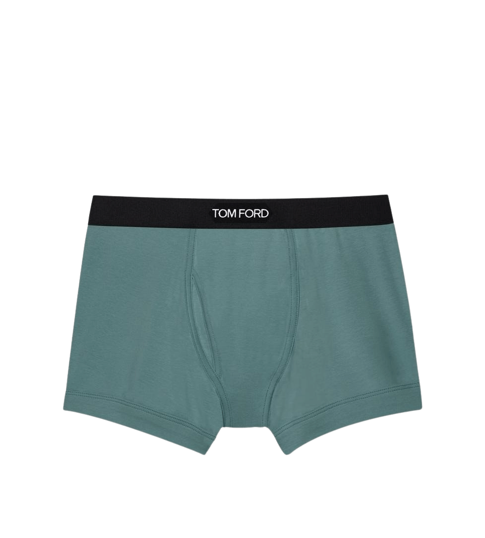 Heren Boxer Brief Grijsgroen