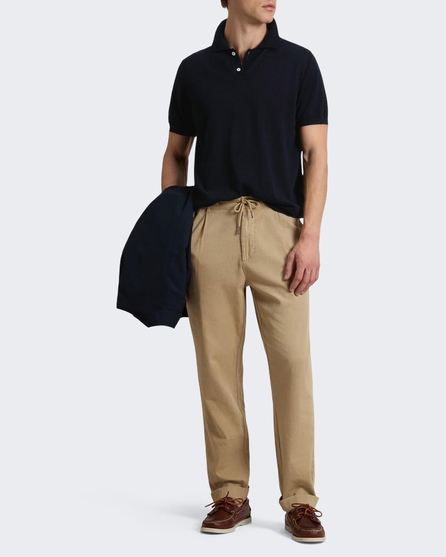 Heren Knitted Polo