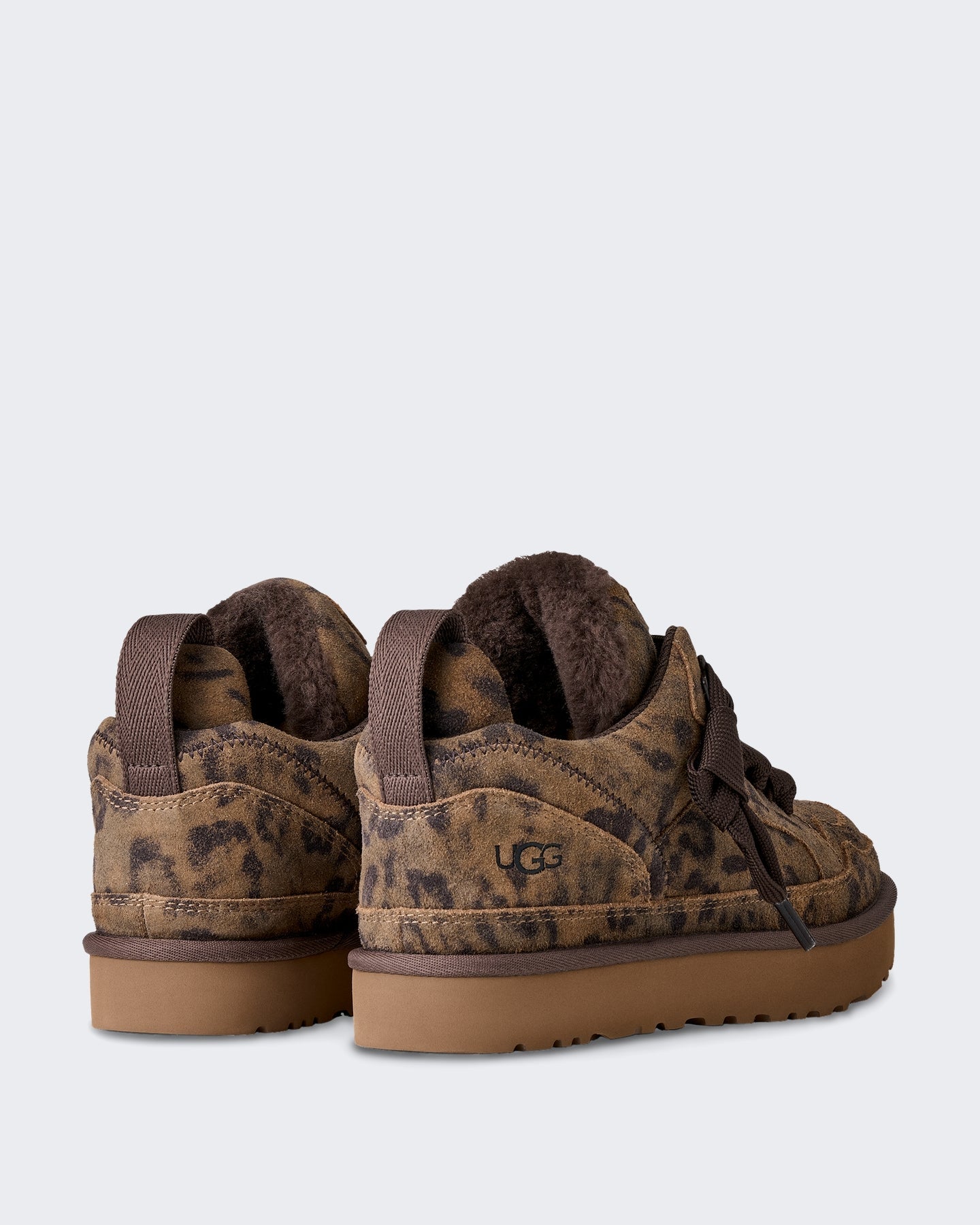 UGG Dames sneaker met gespikkeld patroon en zachte voering Beige - Eleganza.nl
