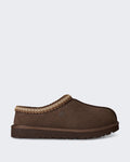 Dames Tasman II slipper met mocassin detail Stoffig Cacao