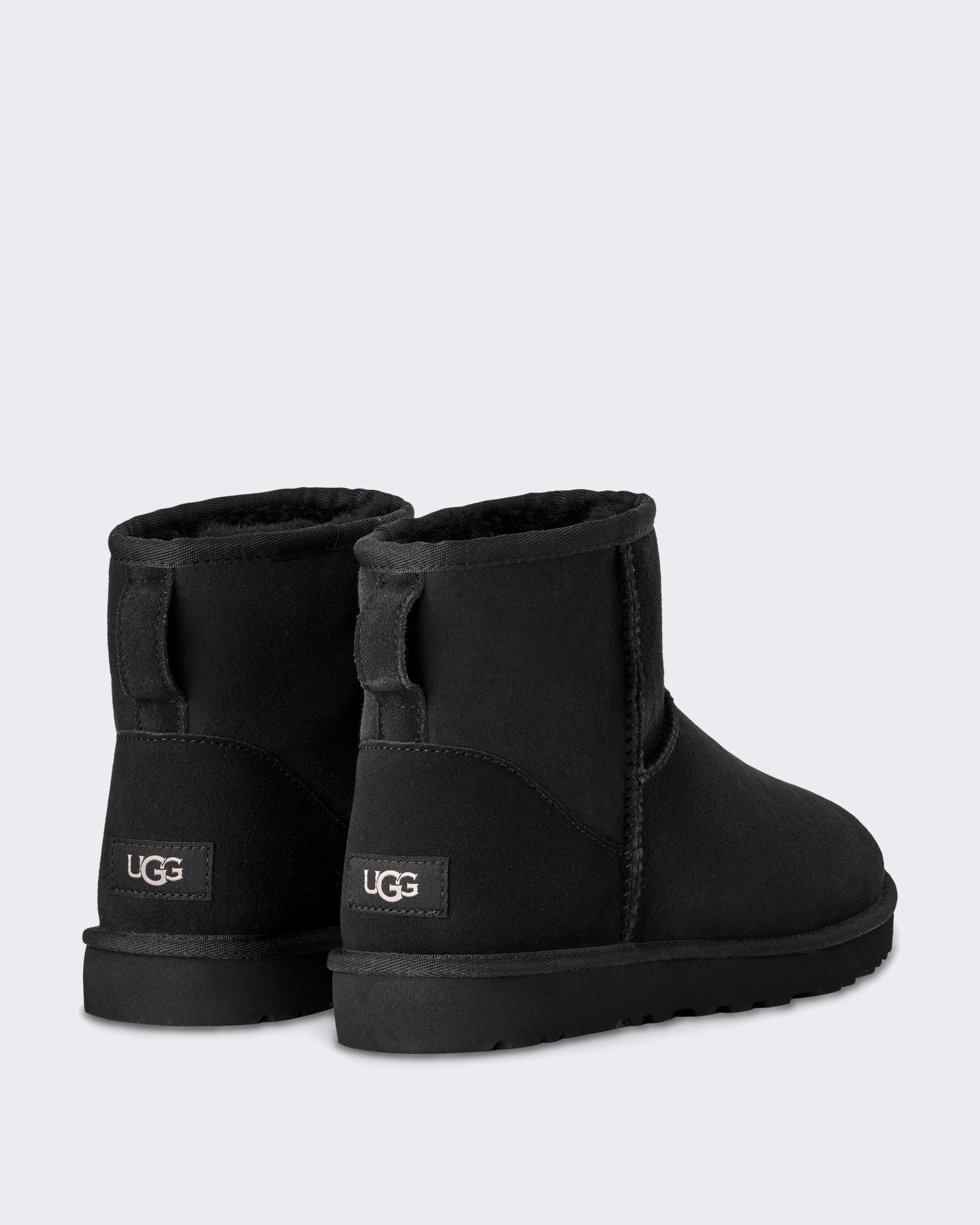 UGG Heren Classic Mini korte laarzen in zwart - Eleganza.nl