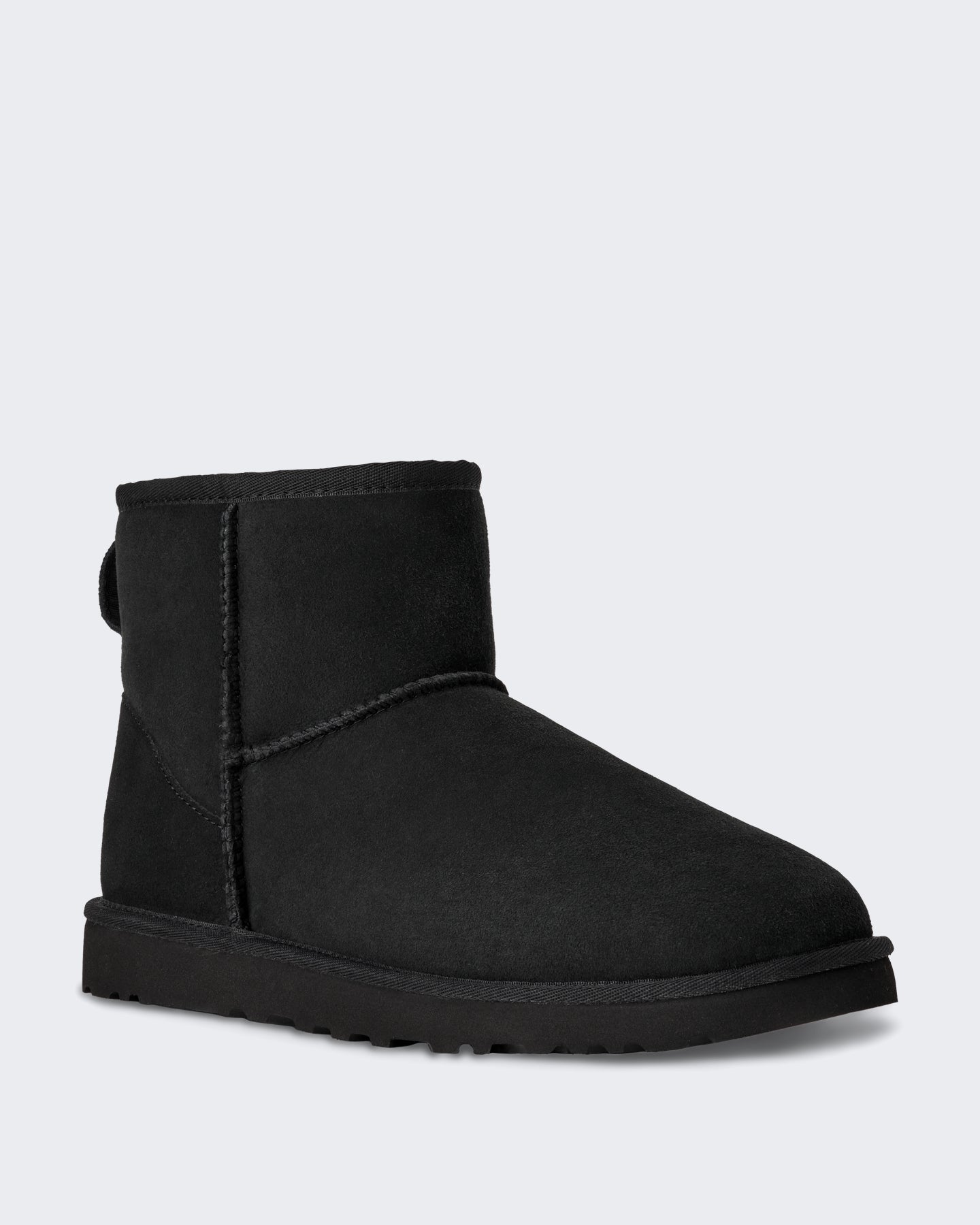 UGG Heren Classic Mini korte laarzen in zwart - Eleganza.nl