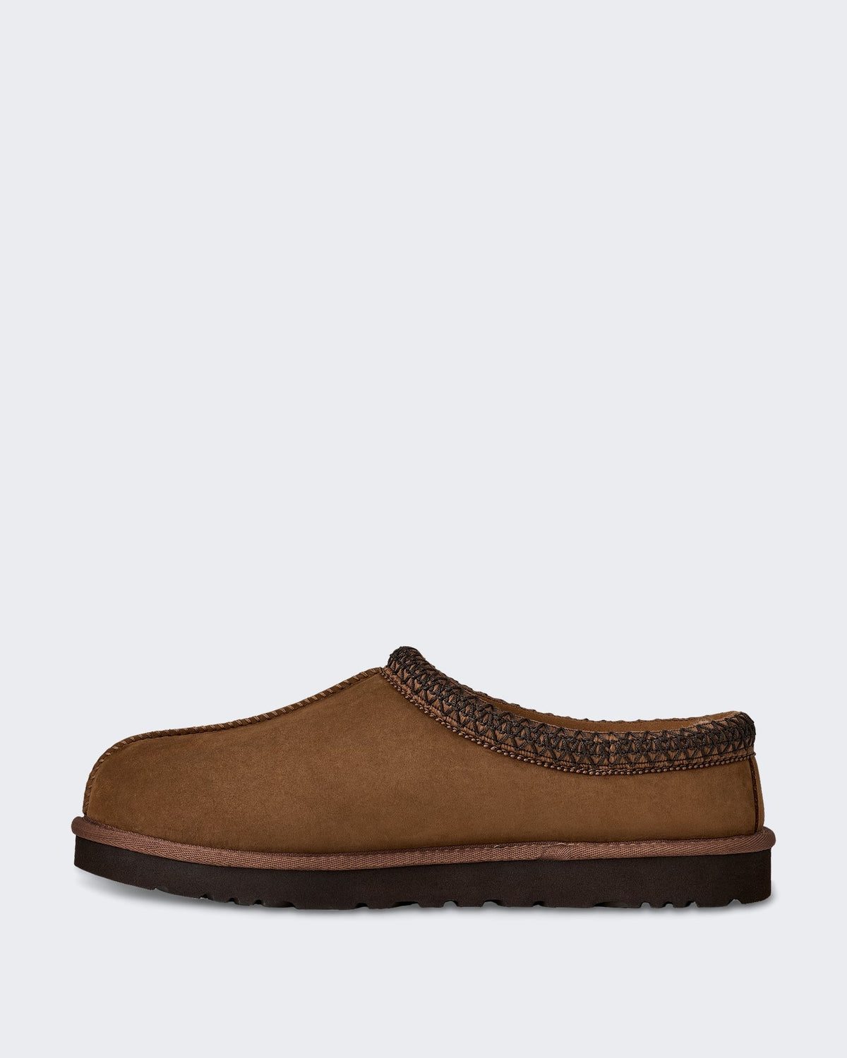 UGG Heren Slipper van nubuck leer in donkere tint Beige - Eleganza.nl