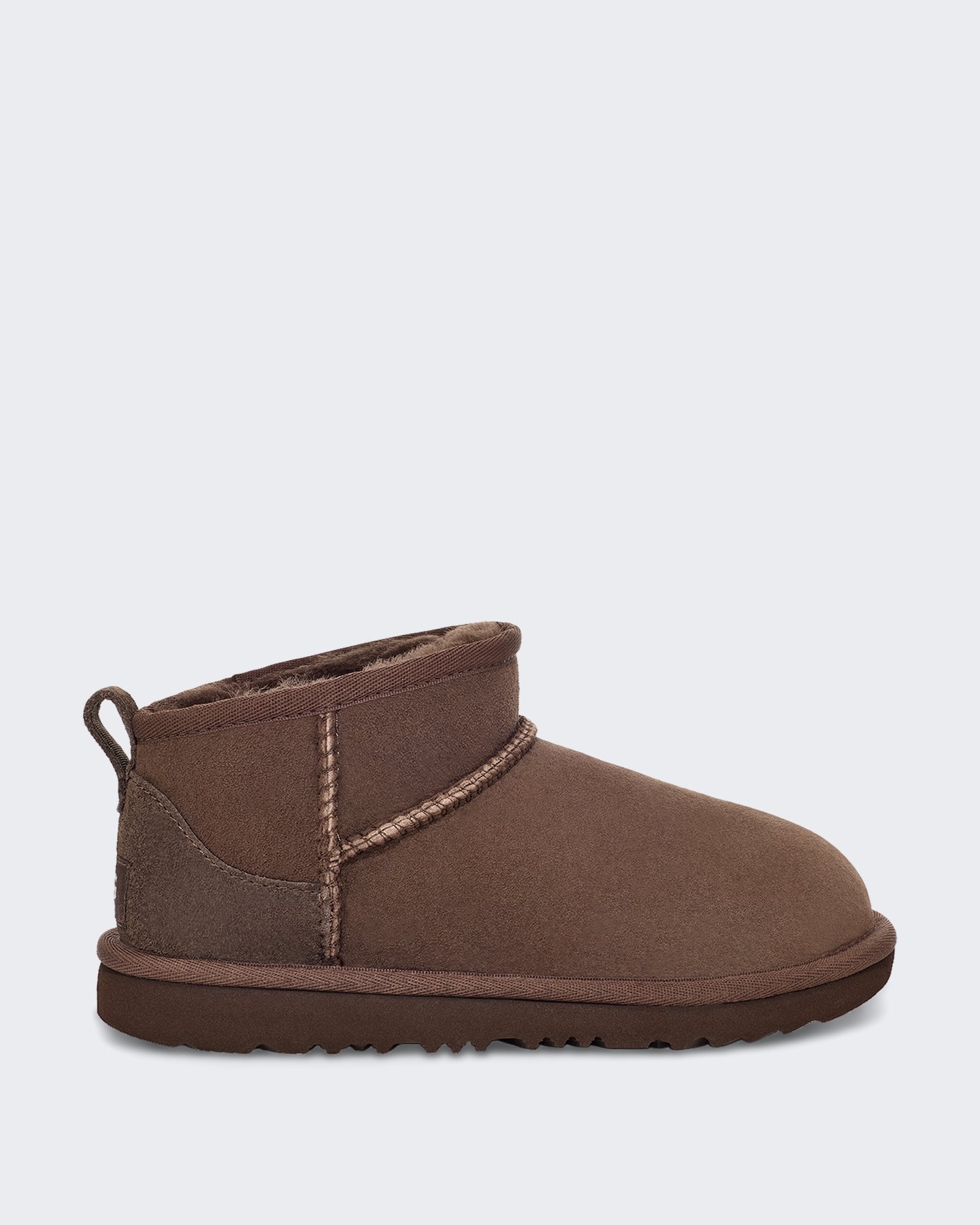 UGG Kids Classic Ultra Mini korte laars Roodbruin - Eleganza.nl