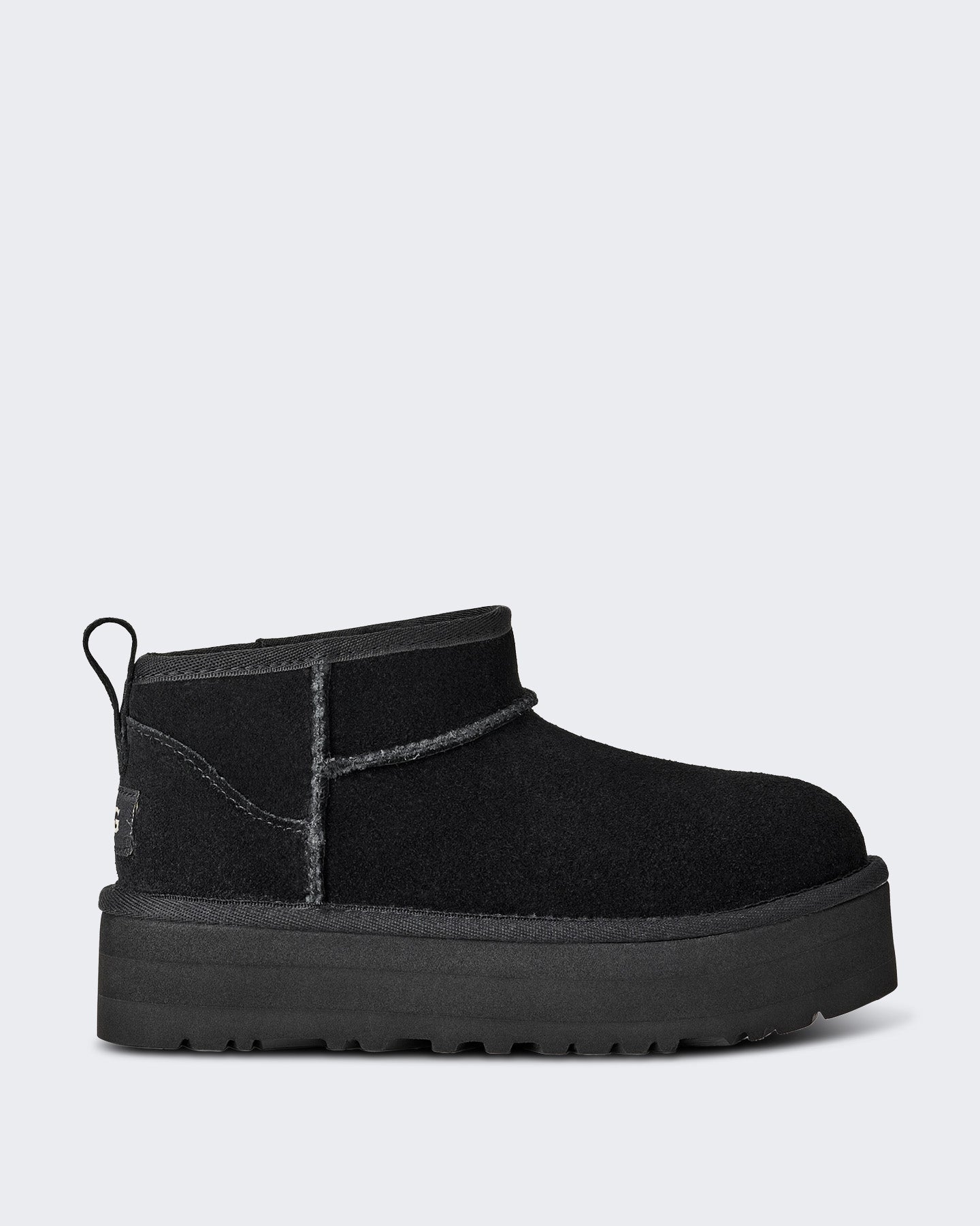 UGG Kids Classic Ultra Mini Platform korte laars Zwart - Eleganza.nl
