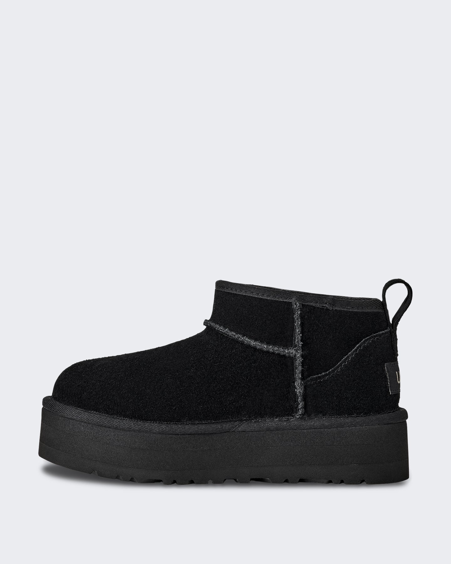 UGG Kids Classic Ultra Mini Platform korte laars Zwart - Eleganza.nl