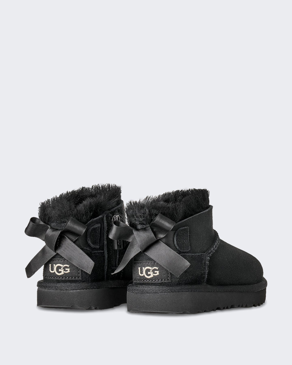 UGG Kids Ultra Mini Bailey Bow klassieke laars Zwart - Eleganza.nl