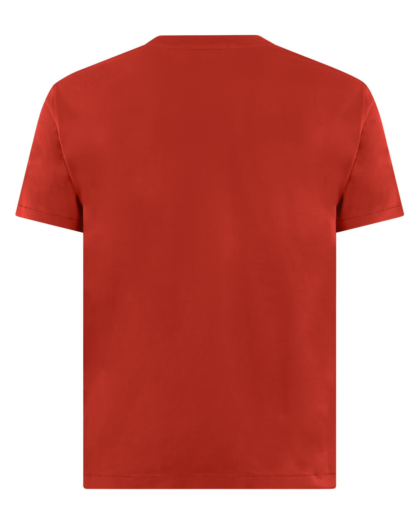 Heren Logopatch T-Shirt Rood