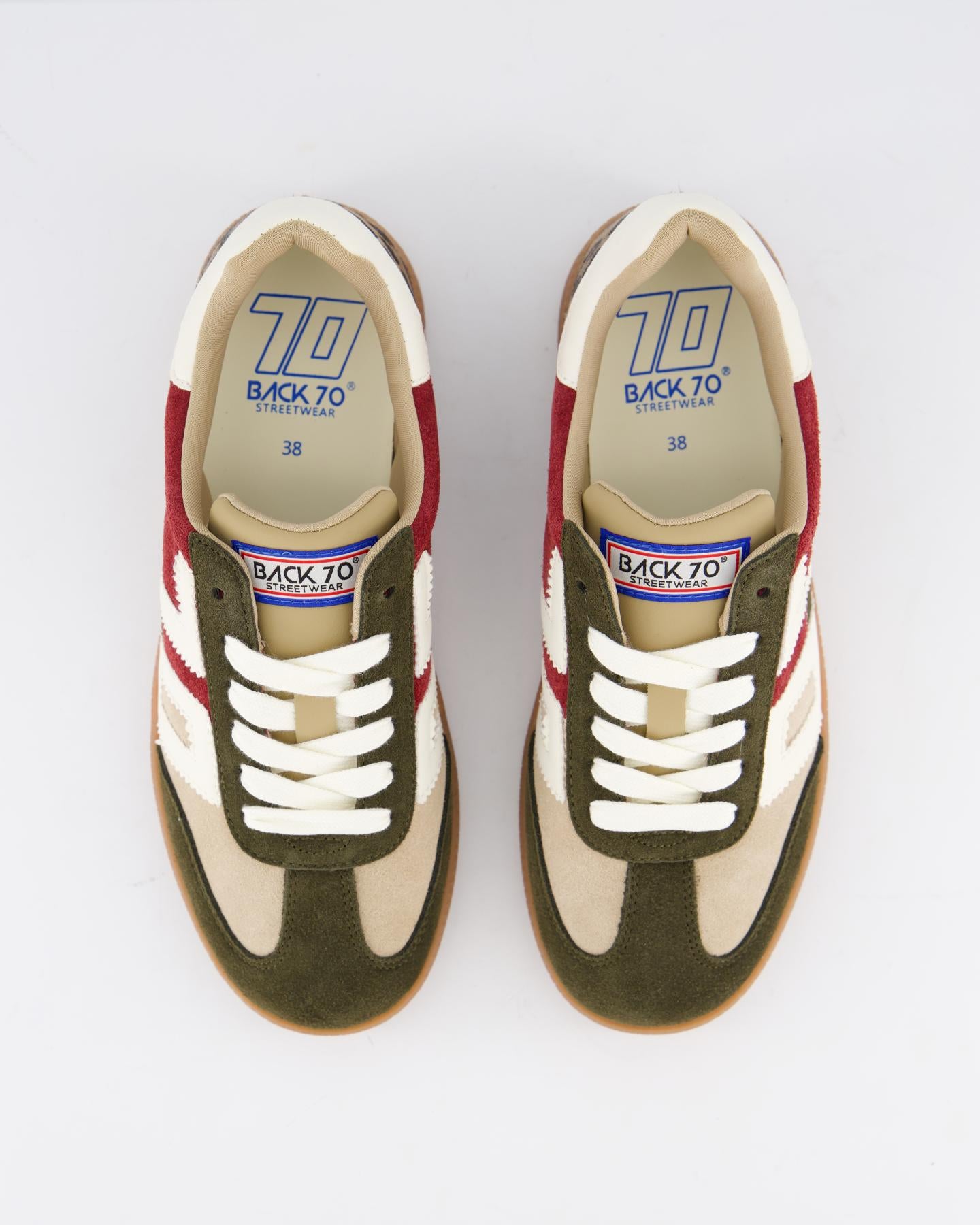 Dames Squid Olive Suede Mix
